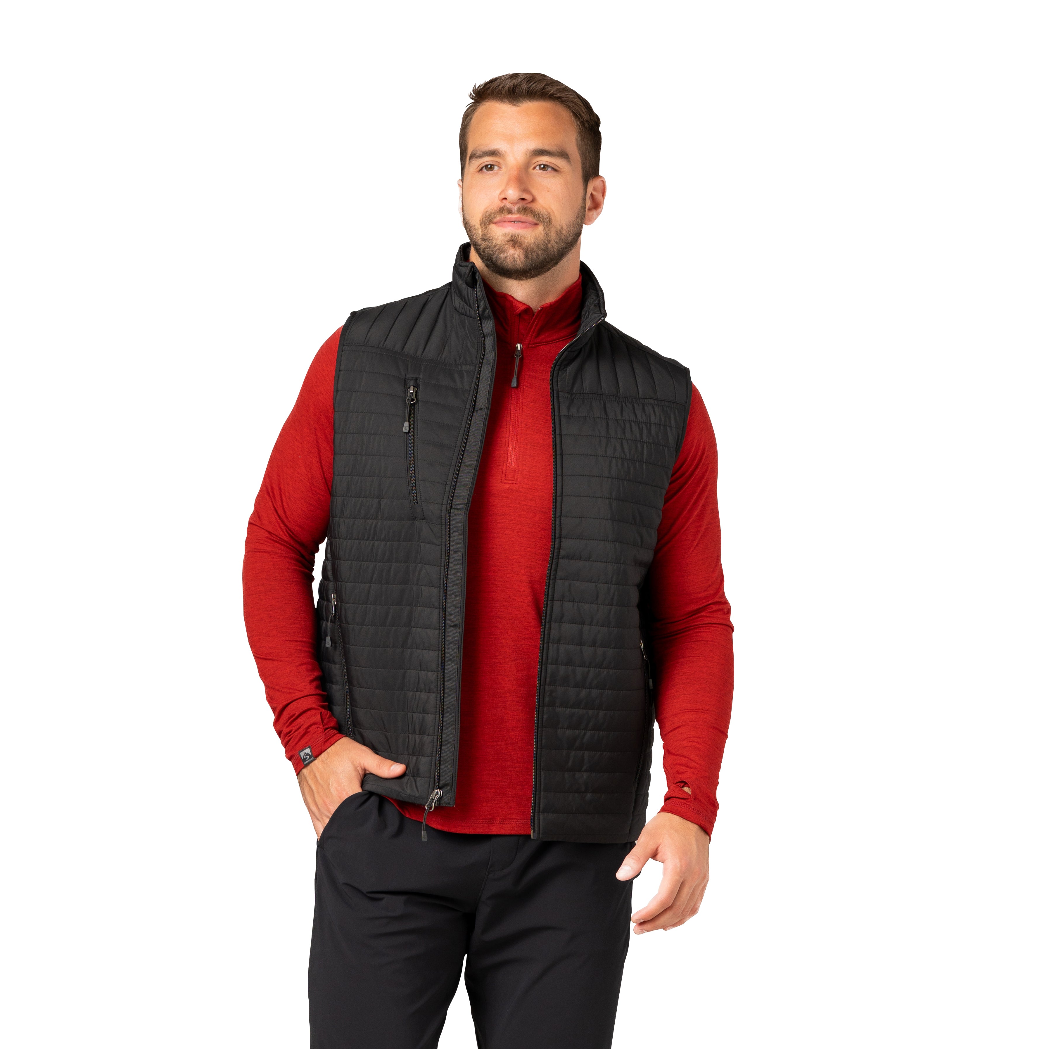 Men's Tagless Front Runner 120 GSM Insulated Quilted Vest MTO