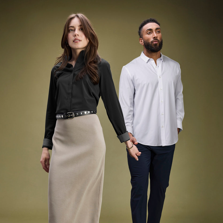 Men's Influencer 4-Way Stretch Solid Woven Shirt