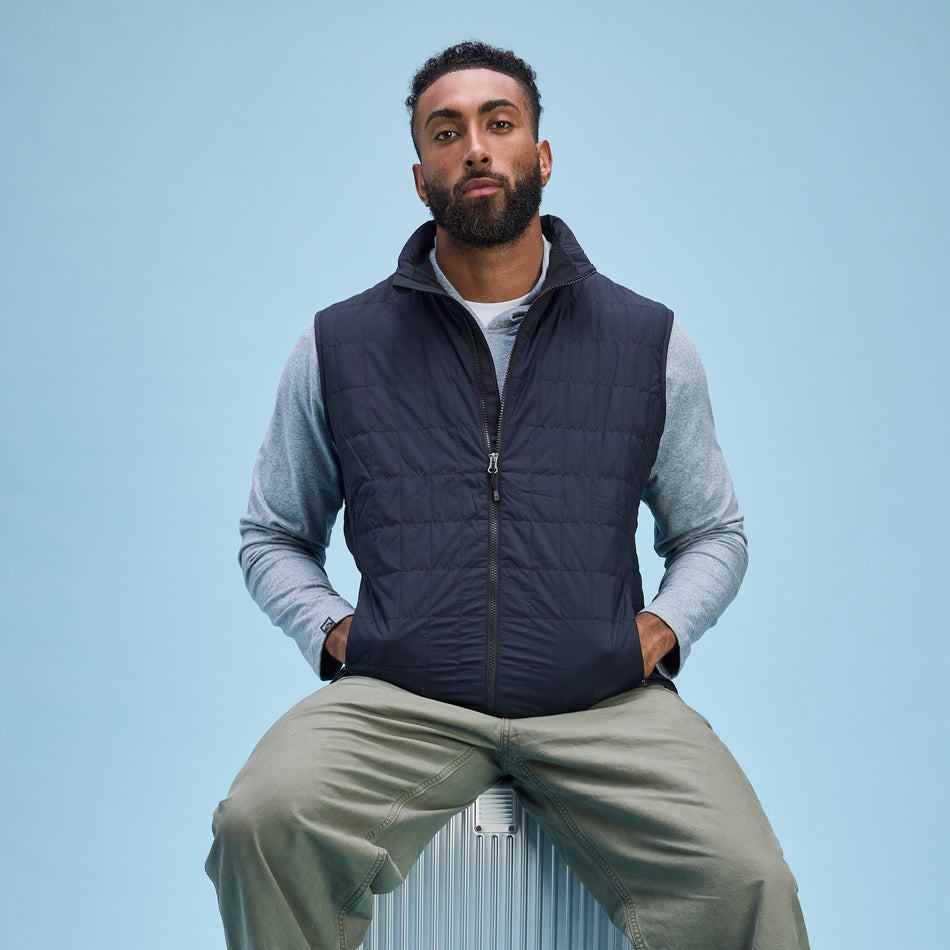 Men's Traveler 60 GSM Insulated Packable Quilted Vest