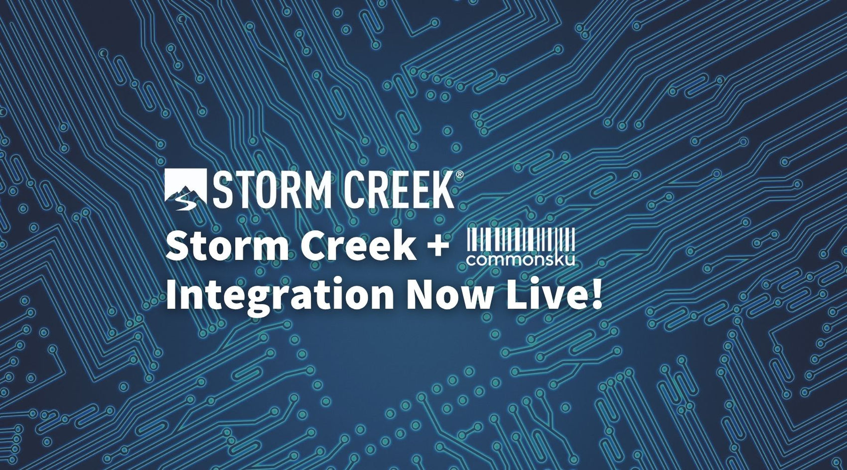 Storm Creek + commonsku Integration Now Live!