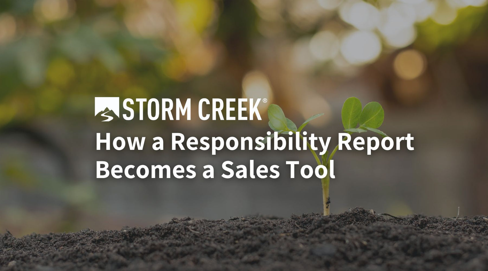 How a Responsibility Report Becomes a Sales Tool
