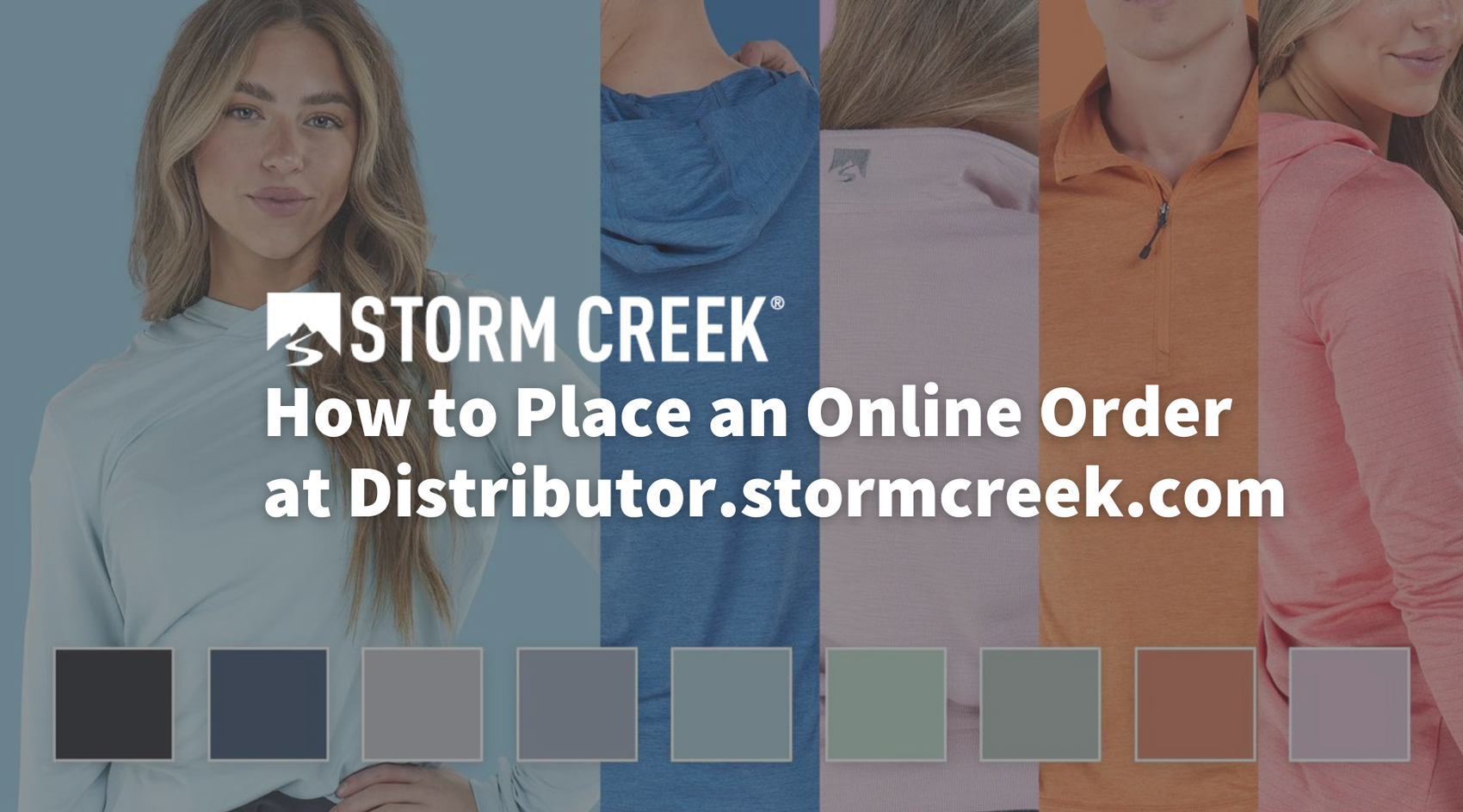 How to Place an Online Order at Distributor.stormcreek.com