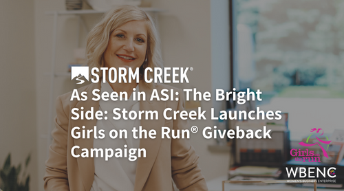 As Seen In ASI: The Bright Side: Storm Creek Launches Girls on the Run® Giveback Campaign