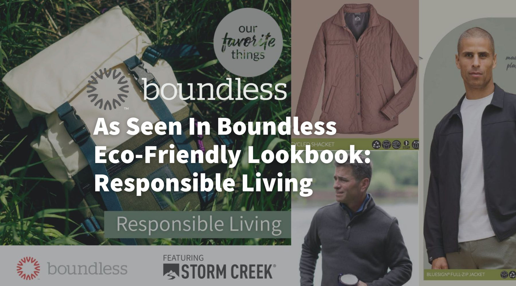 As Seen In Boundless Eco-Friendly Lookbook: Responsible Living