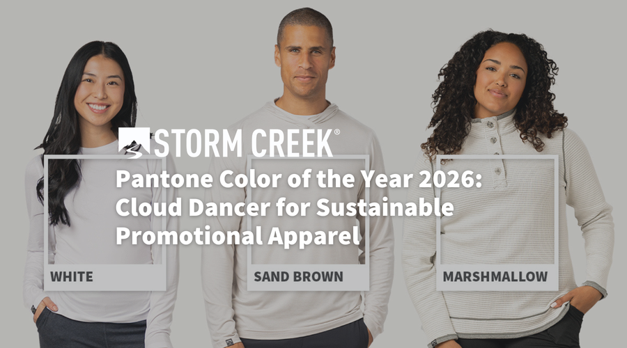 Pantone Color of the Year 2026: Cloud Dancer for Sustainable Promotional Apparel