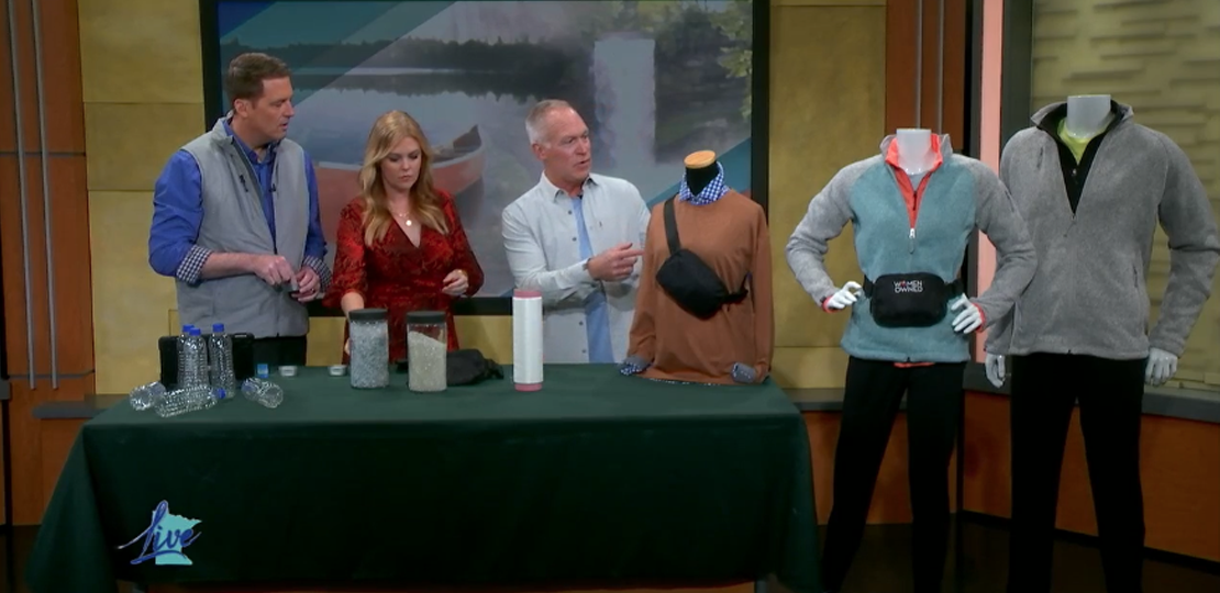 Minnesota LIVE Local company turns plastic water bottles into clothe
