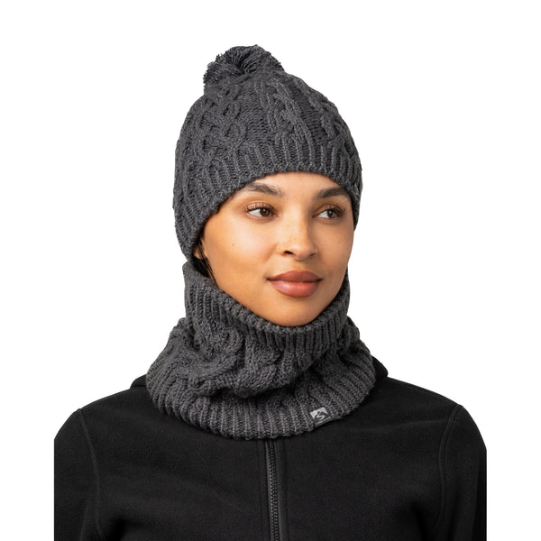 Women's Freeze Baby Fleece-Lined Cable Knit Neck Warmer