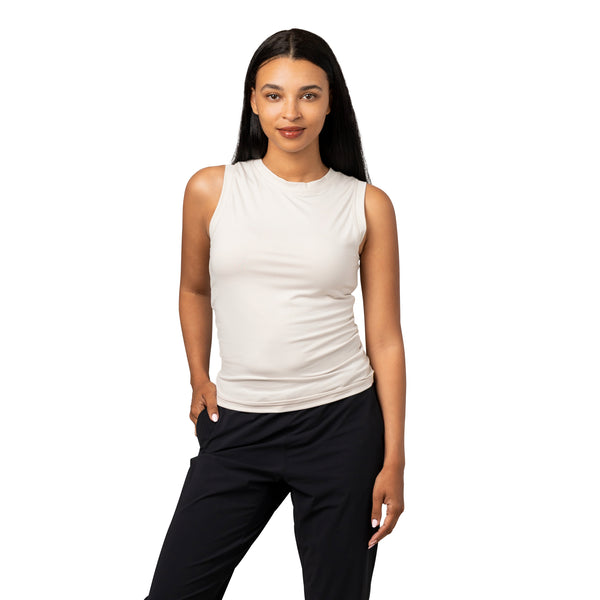 Women's Varsity High Stretch Fitted Tank