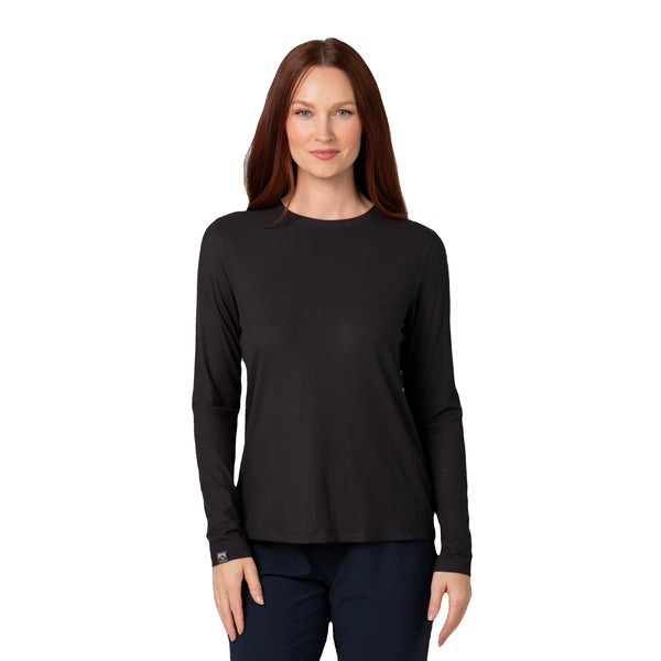 Women's Essentialist Super Soft Ribbed Modal Blend Long Sleeve T-shirt