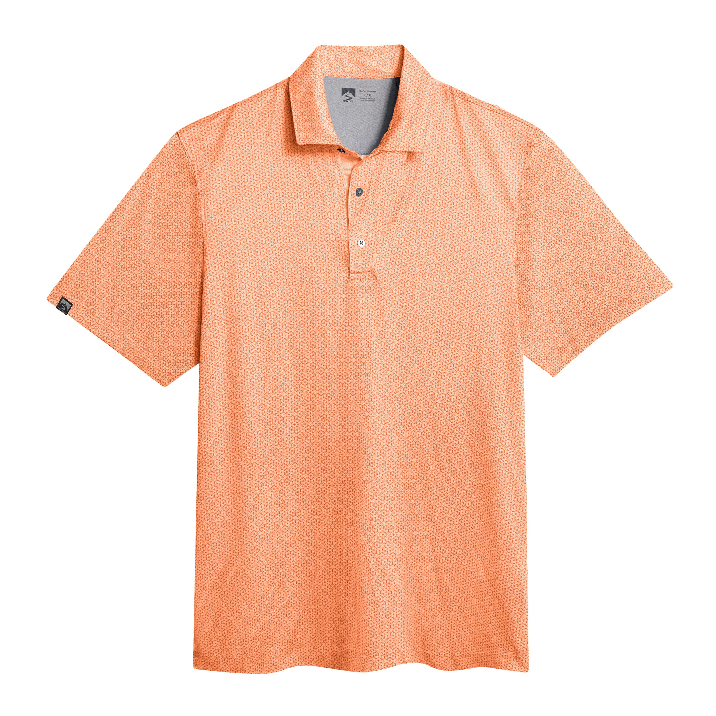 Men's Vacationer Printed Short Sleeve Polo – Storm Creek