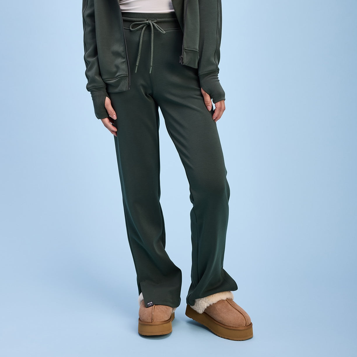 Women's Comfort Zone Super Soft Modal Blend Straight Leg Pant