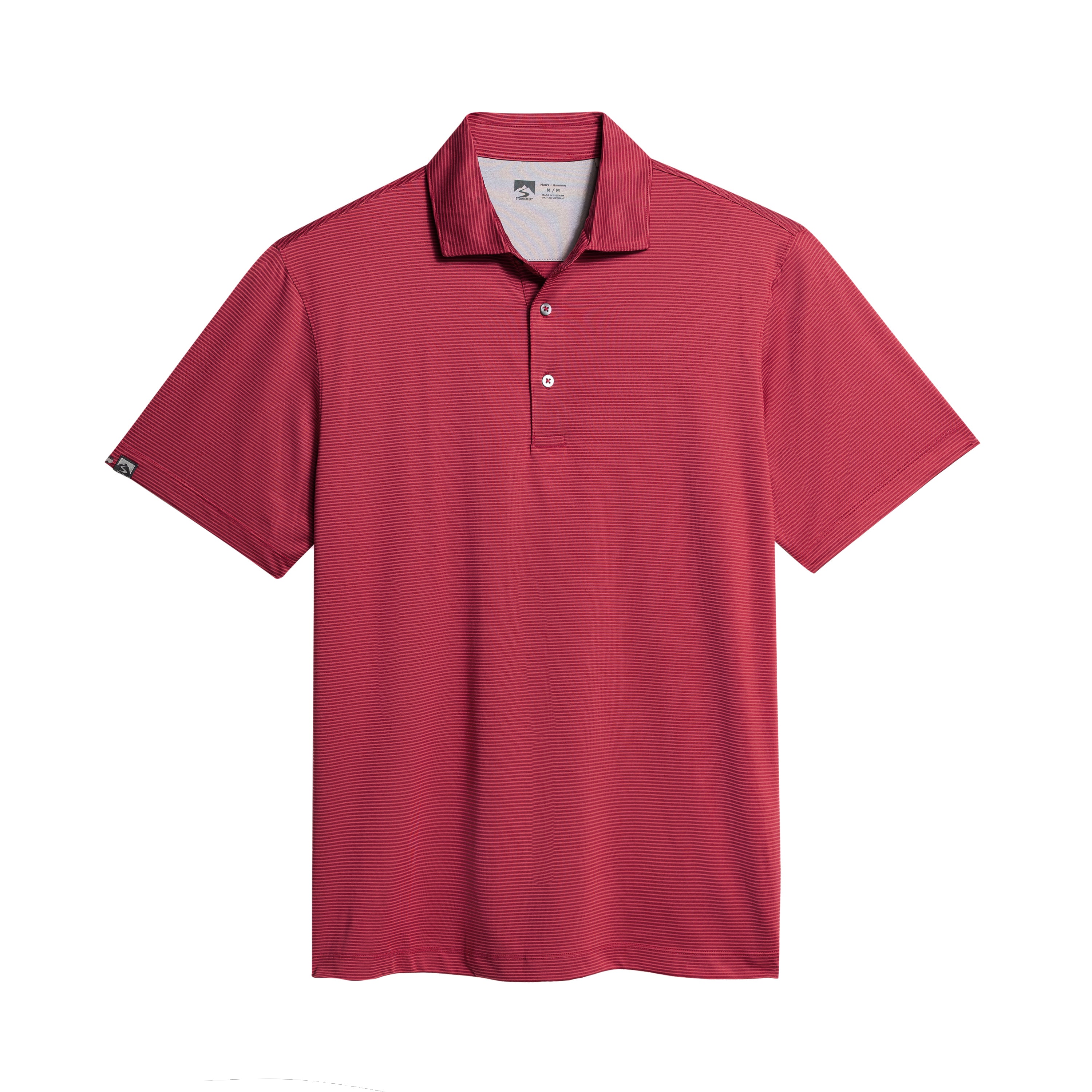 Men's Optimist II Microstripe Short Sleeve Polo – Storm Creek
