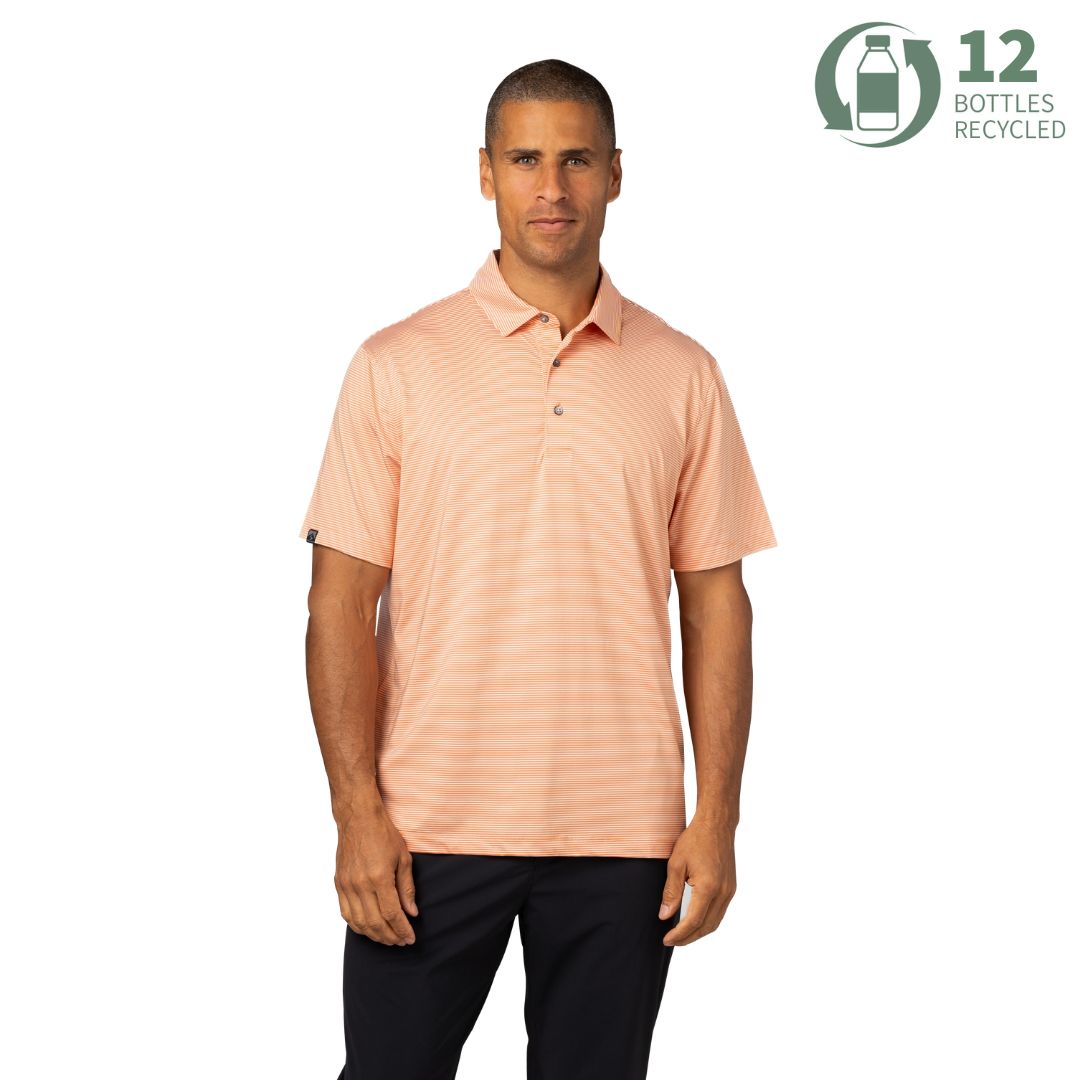 Men's Optimist II Microstripe Short Sleeve Polo – Storm Creek