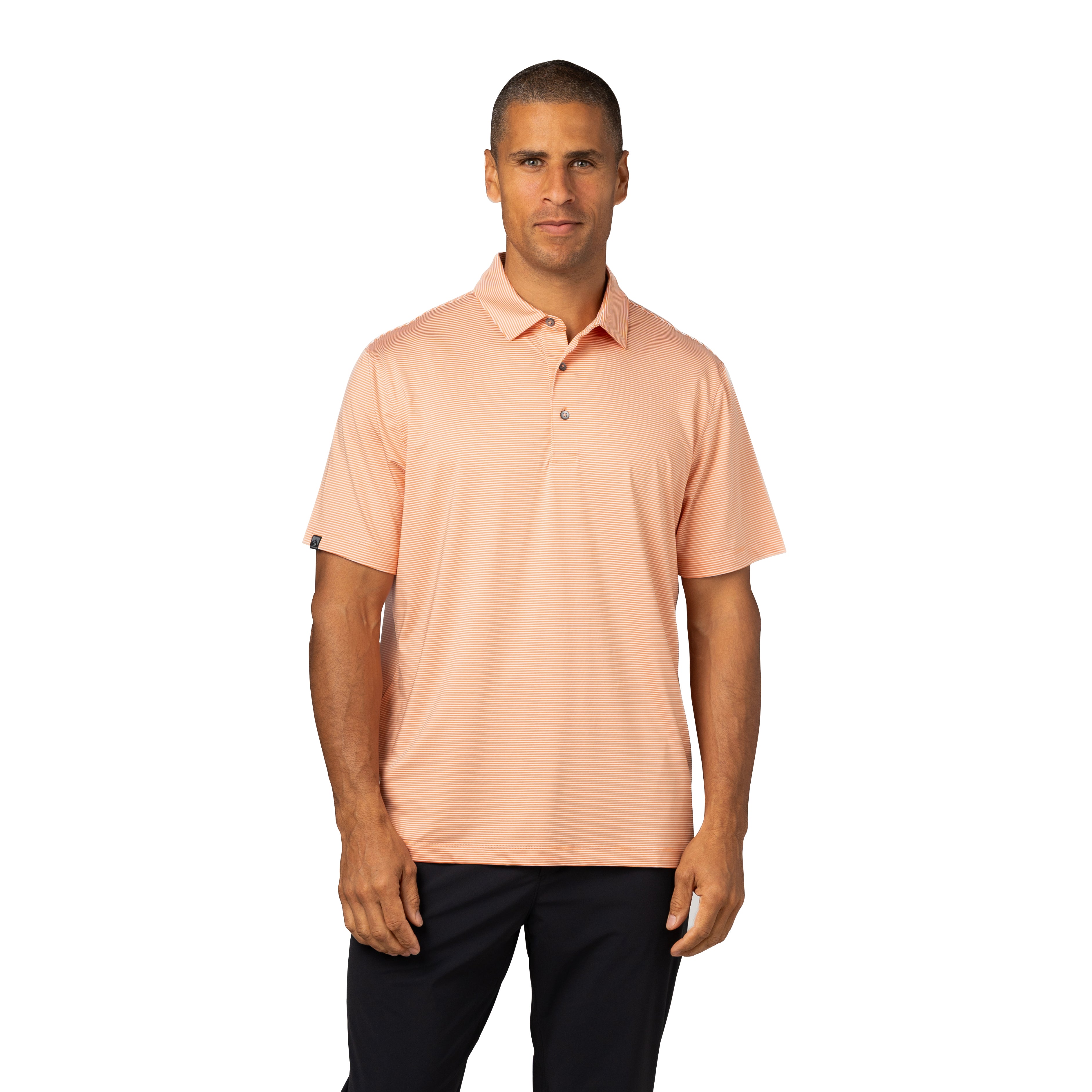 Men's Optimist II Microstripe Short Sleeve Polo – Storm Creek