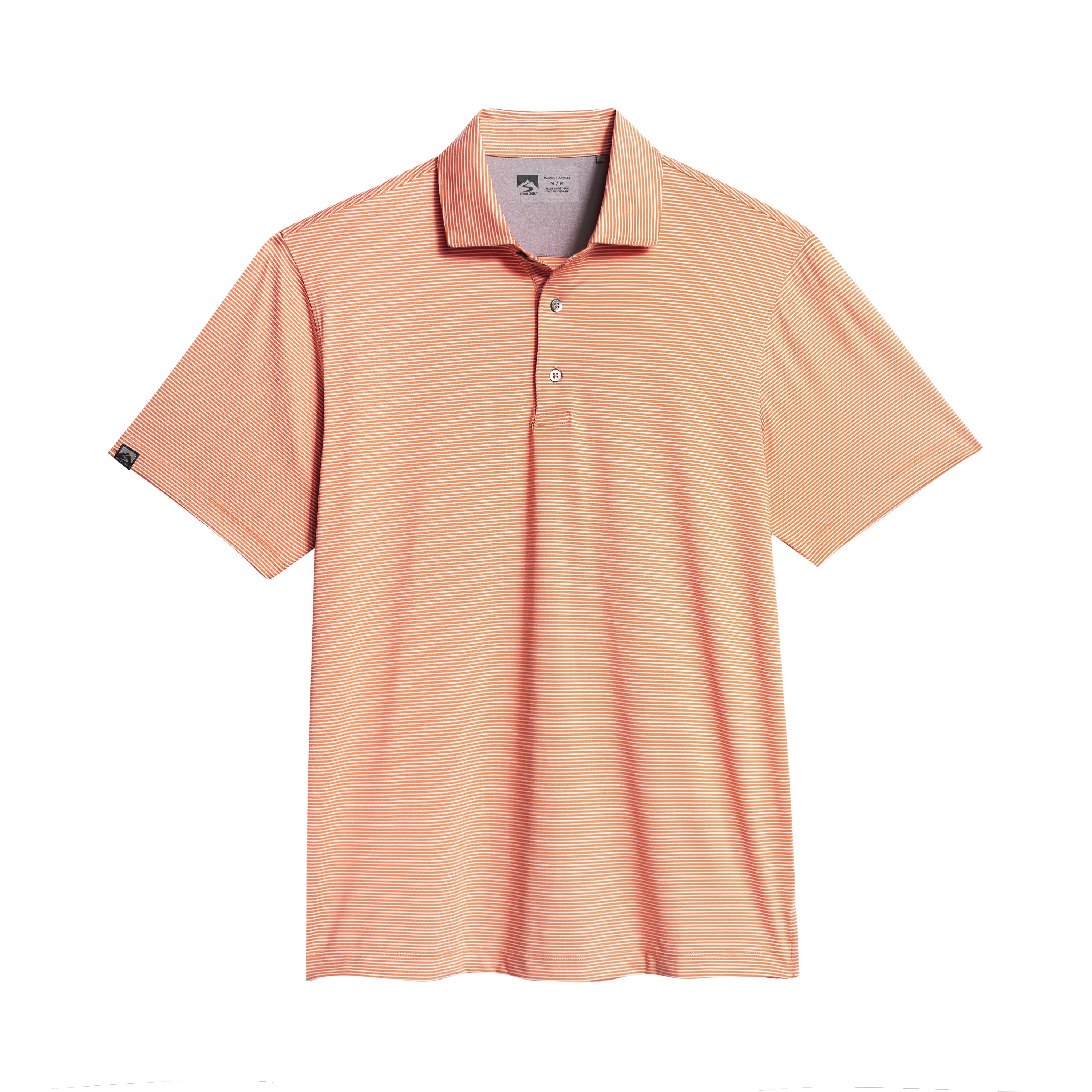 Men's Optimist II Microstripe Short Sleeve Polo – Storm Creek