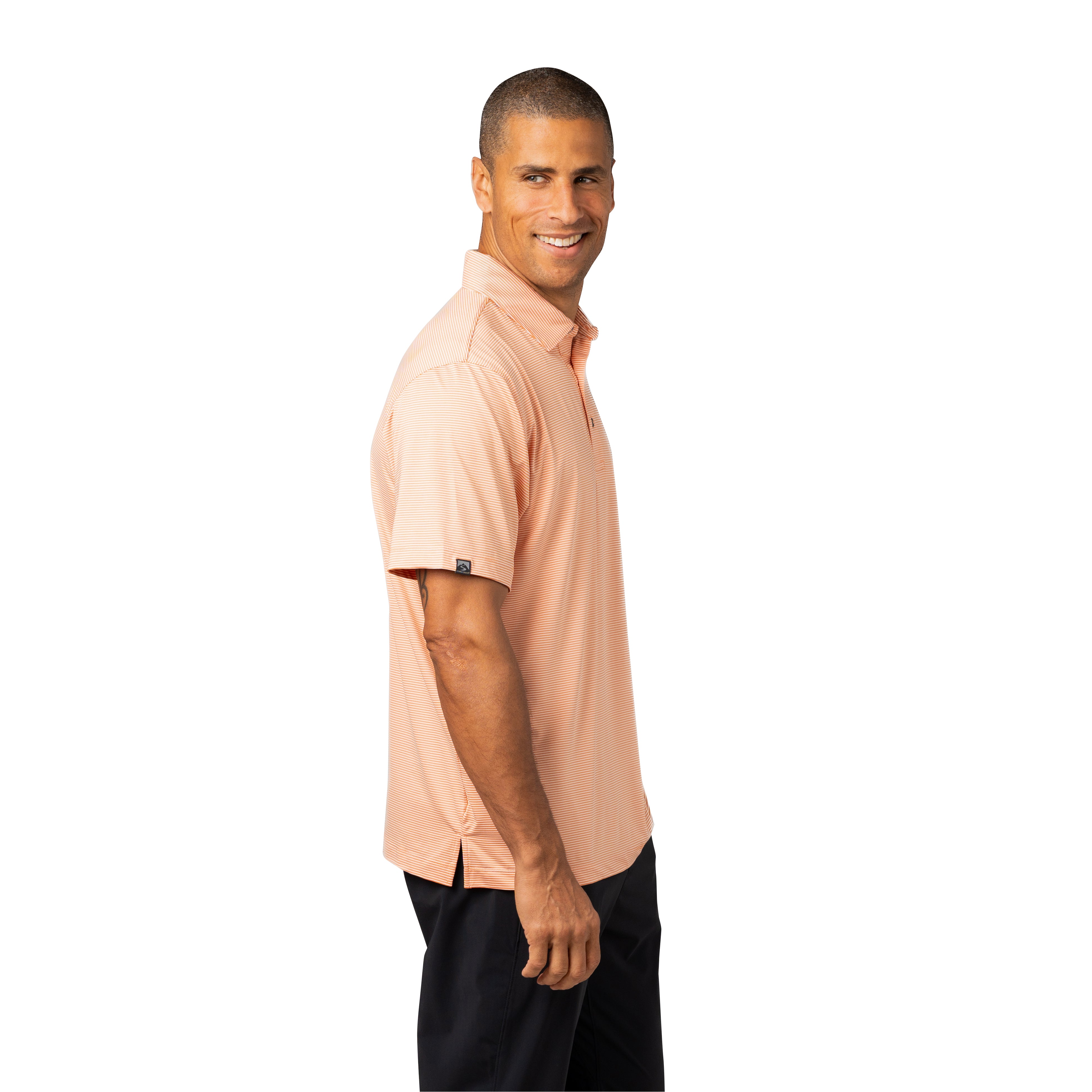 Men's Optimist II Microstripe Short Sleeve Polo – Storm Creek