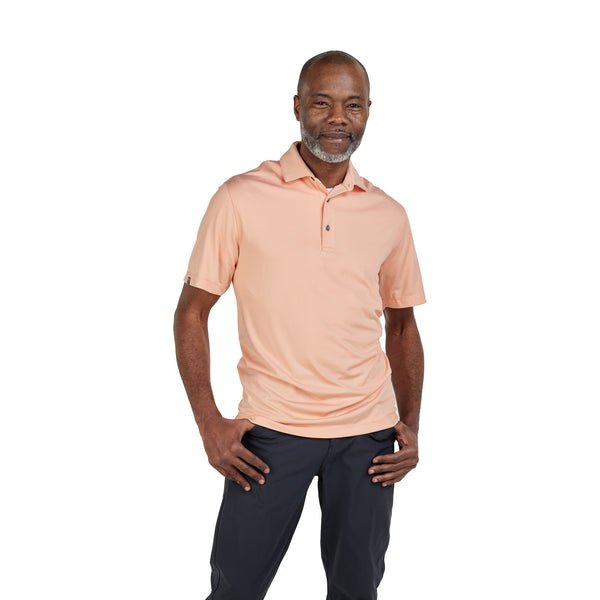 Men's Optimist II Microstripe Short Sleeve Polo