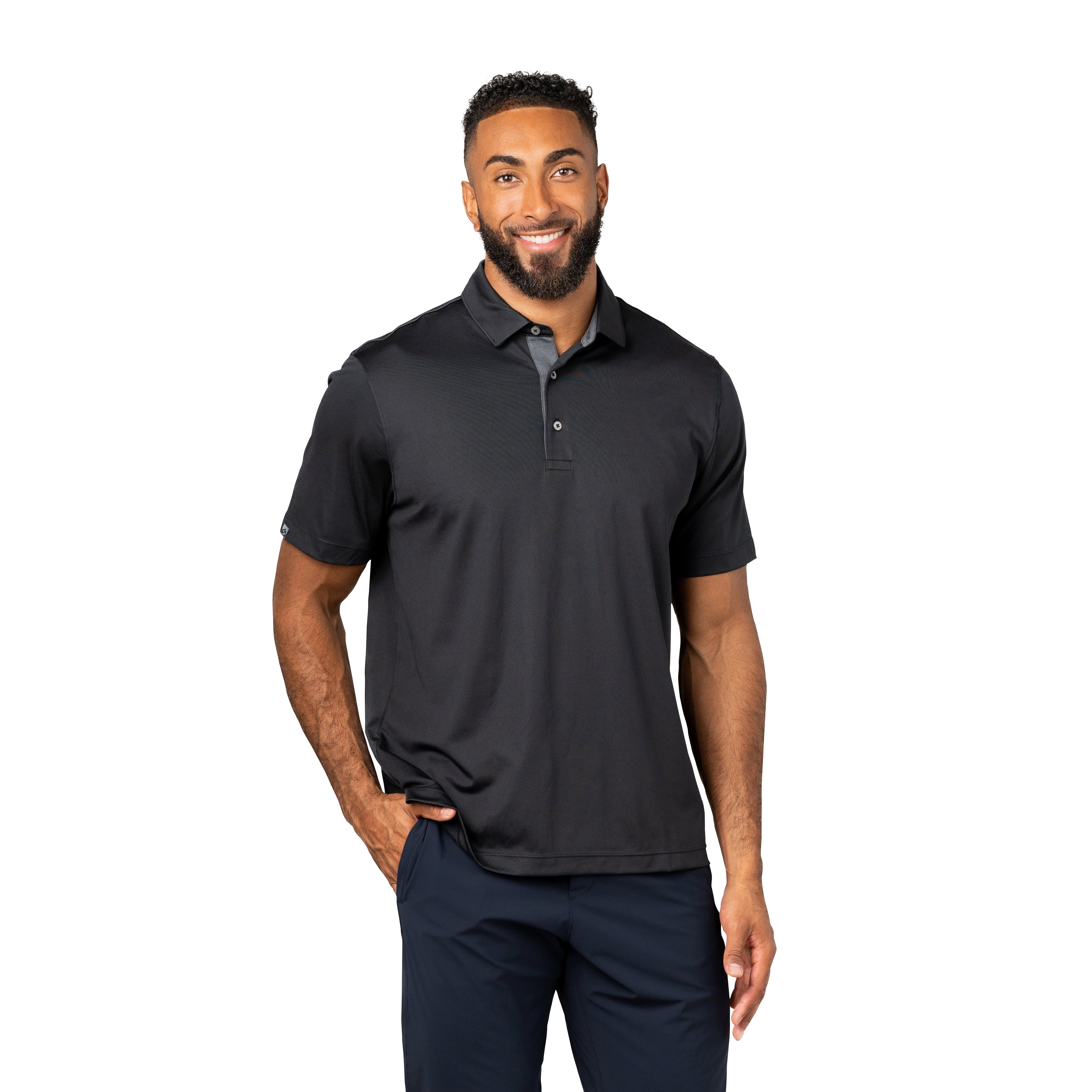 Men's Visionary III Solid Short Sleeve Polo – Storm Creek