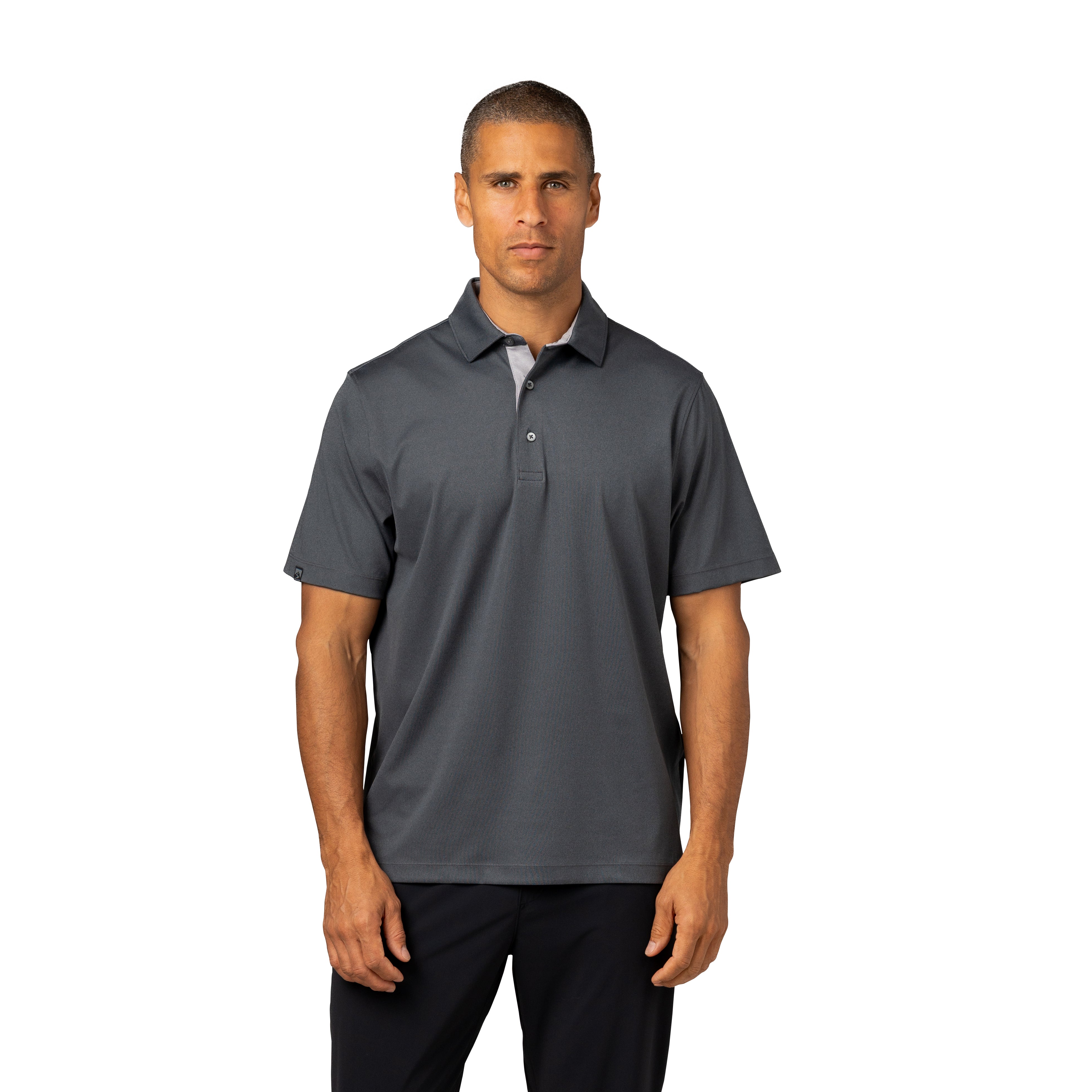 Men's Visionary III Solid Short Sleeve Polo – Storm Creek