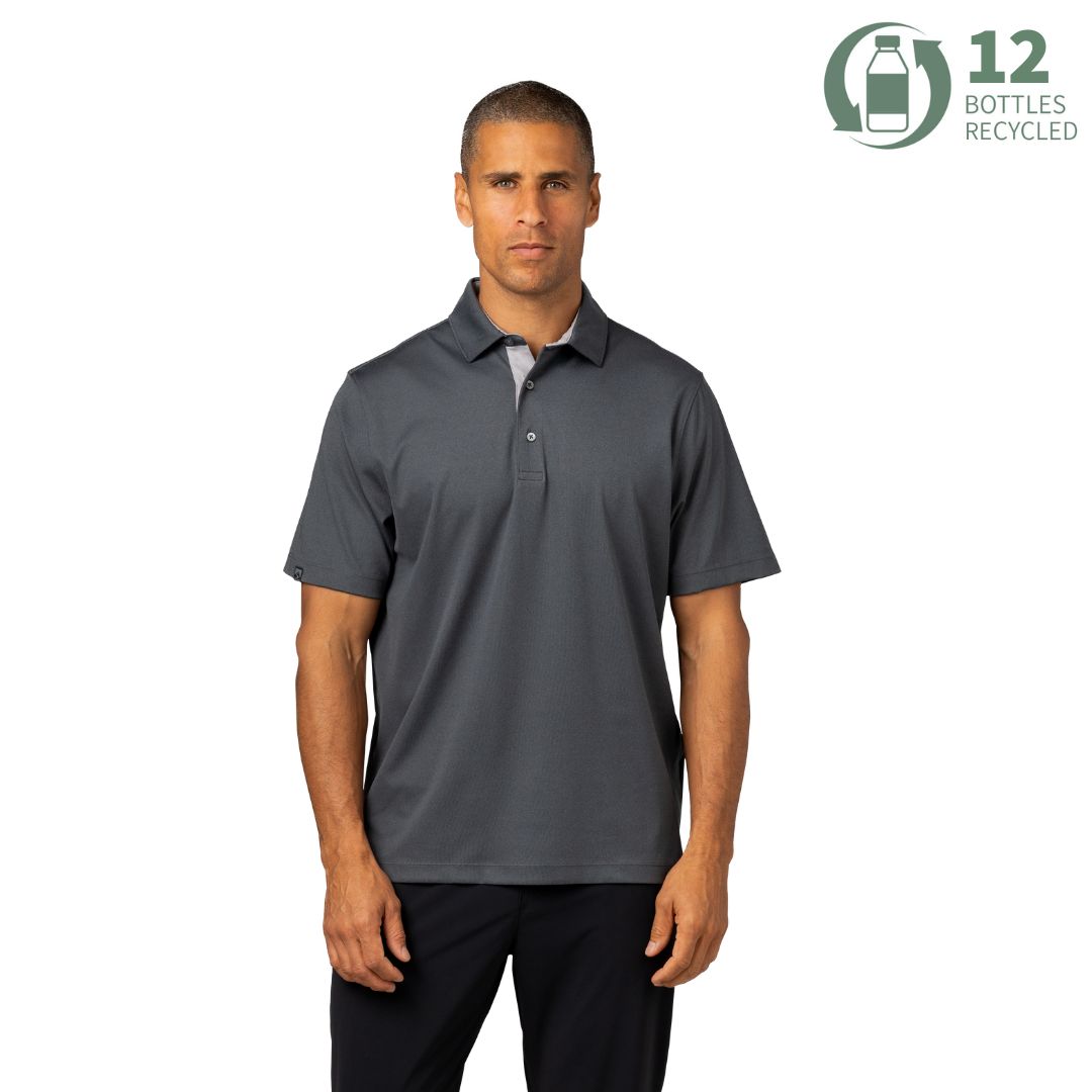 Men's Visionary III Solid Short Sleeve Polo – Storm Creek