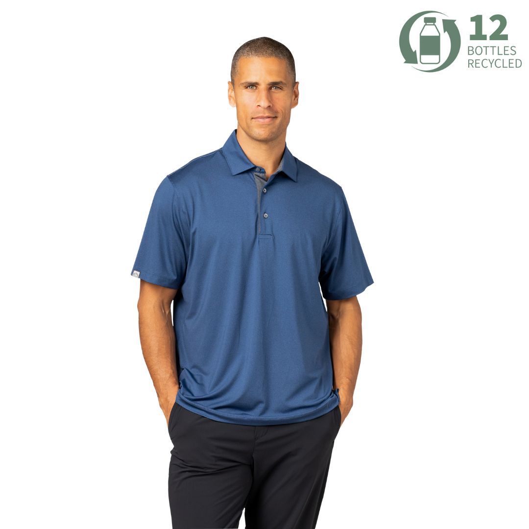 Men's Visionary III Solid Short Sleeve Polo – Storm Creek