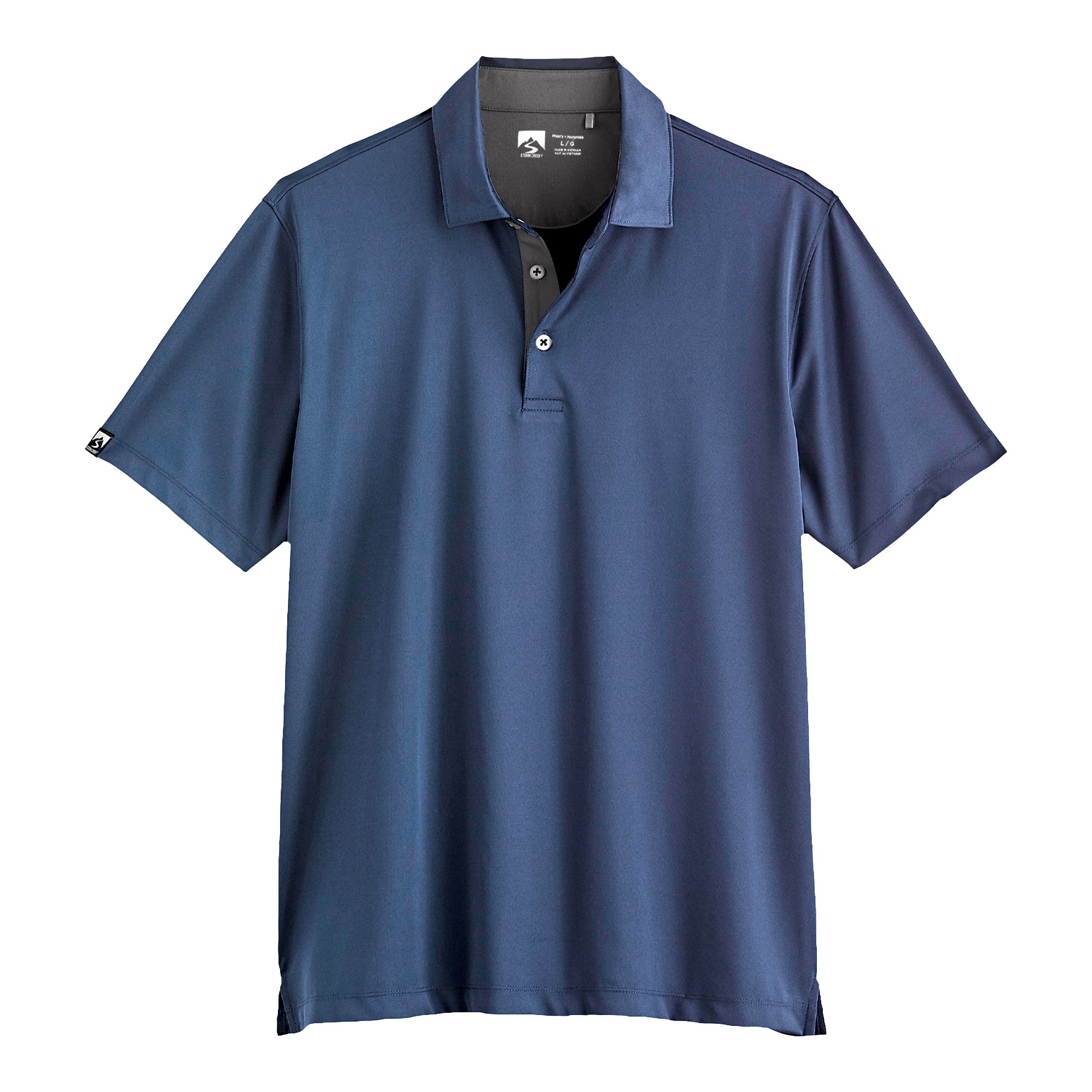 Men's Visionary III Solid Short Sleeve Polo – Storm Creek