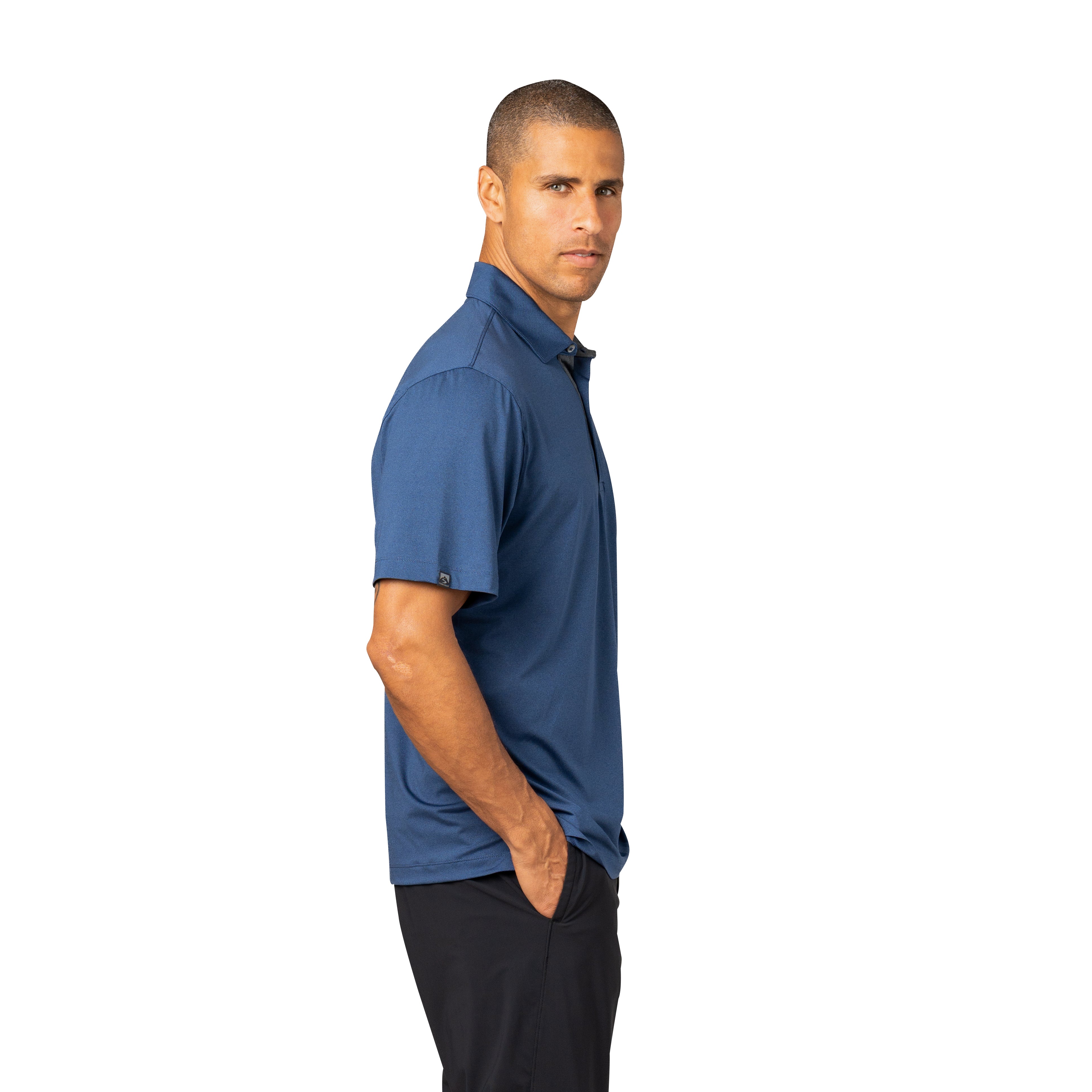 Men's Visionary III Solid Short Sleeve Polo – Storm Creek