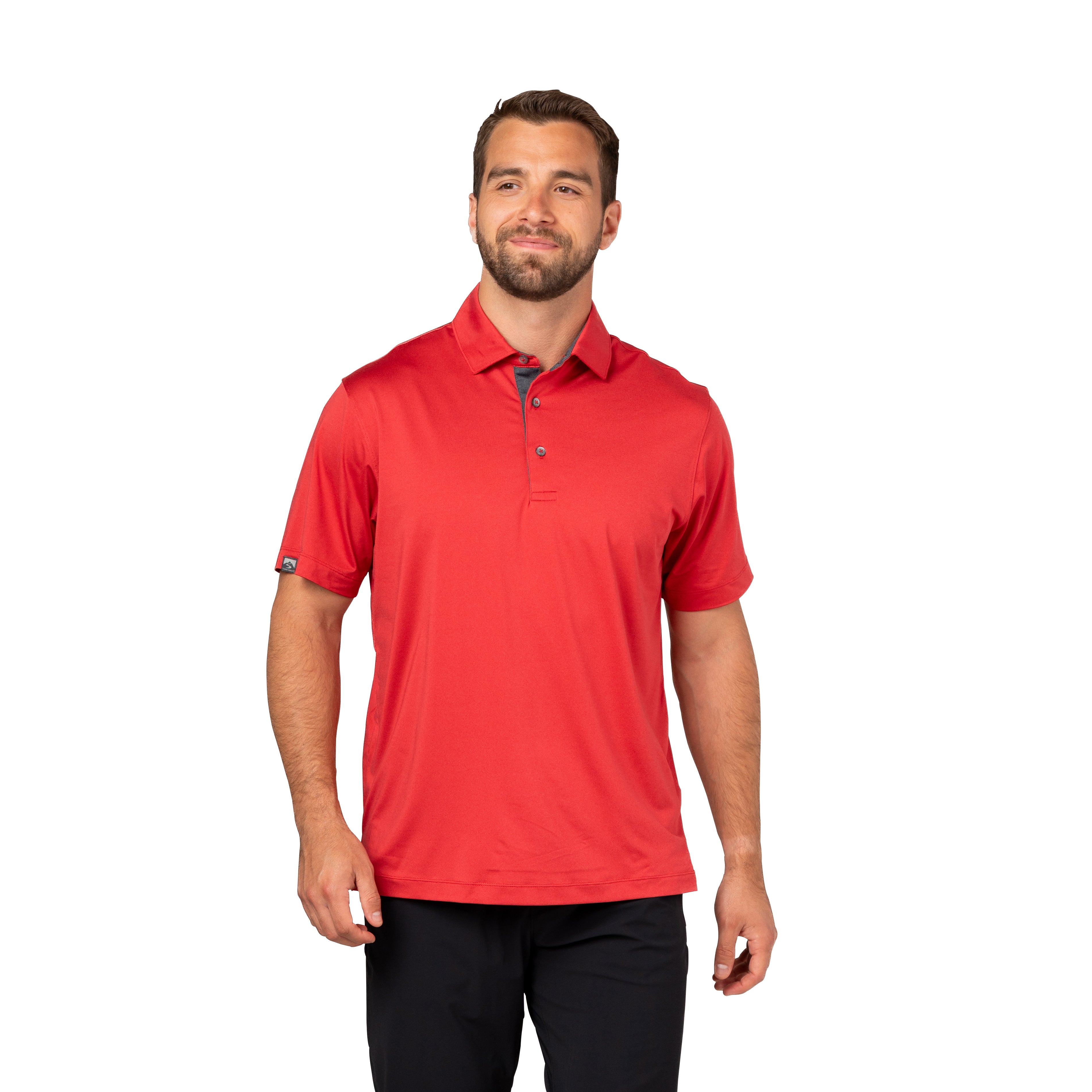 Men's Visionary III Solid Short Sleeve Polo – Storm Creek