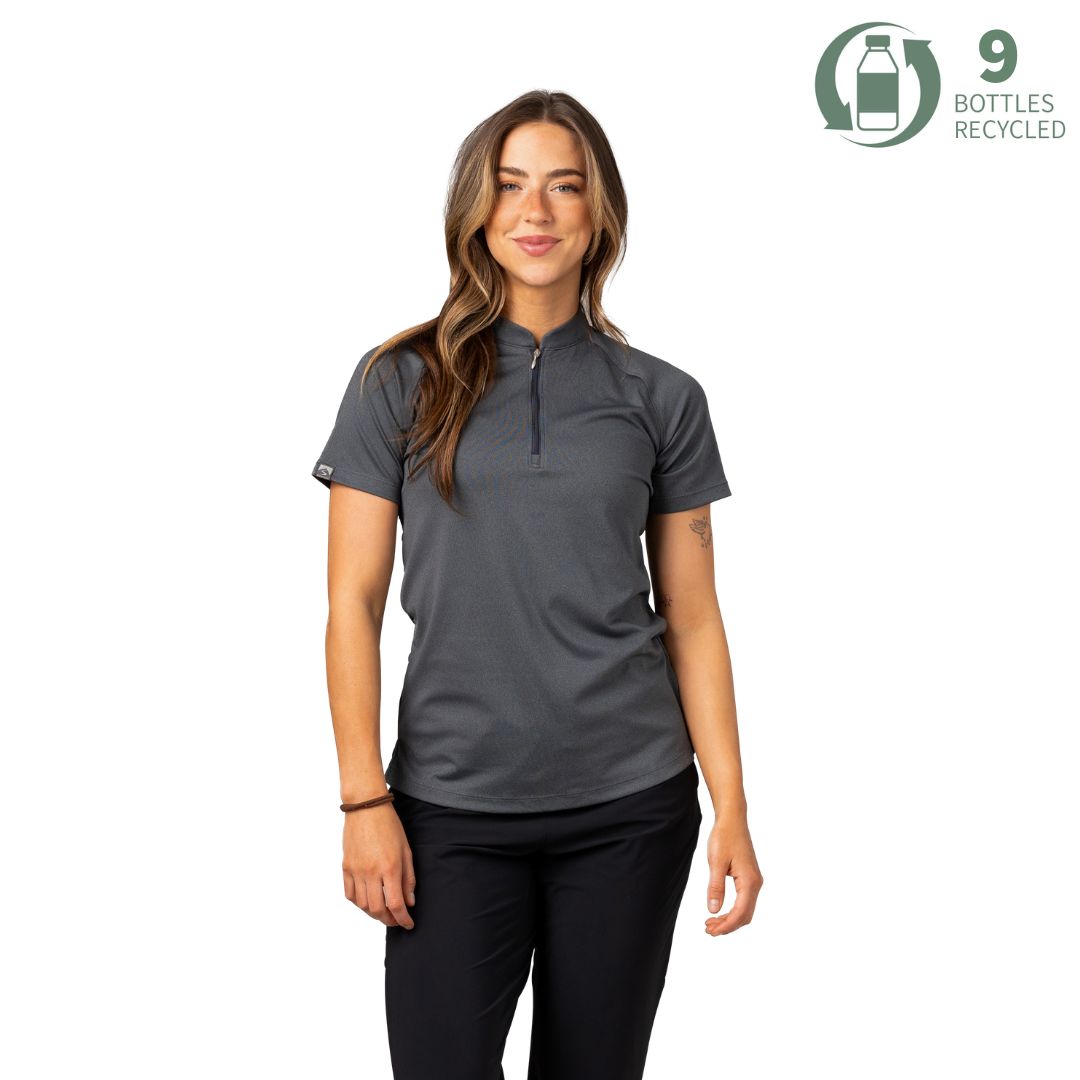 トップス Hys girl back print s/s polo shirt Women's Visionary III Solid Short Sleeve Polo – Storm Creek