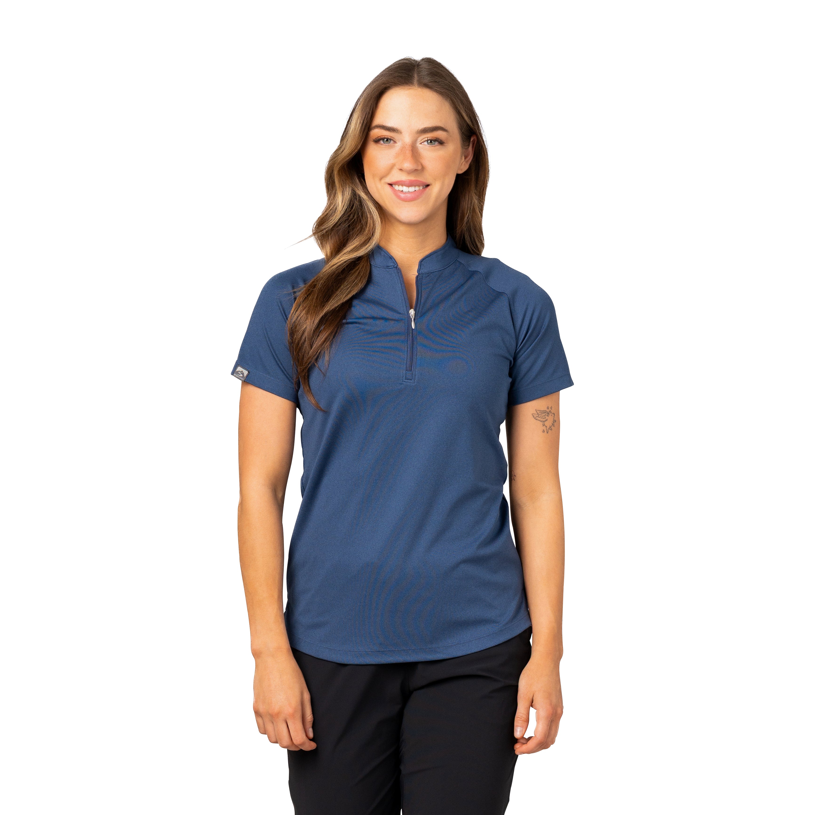 トップス STONE  19SS Cotton Jersey Polo-XL Women's Visionary III Solid Short Sleeve Polo – Storm Creek
