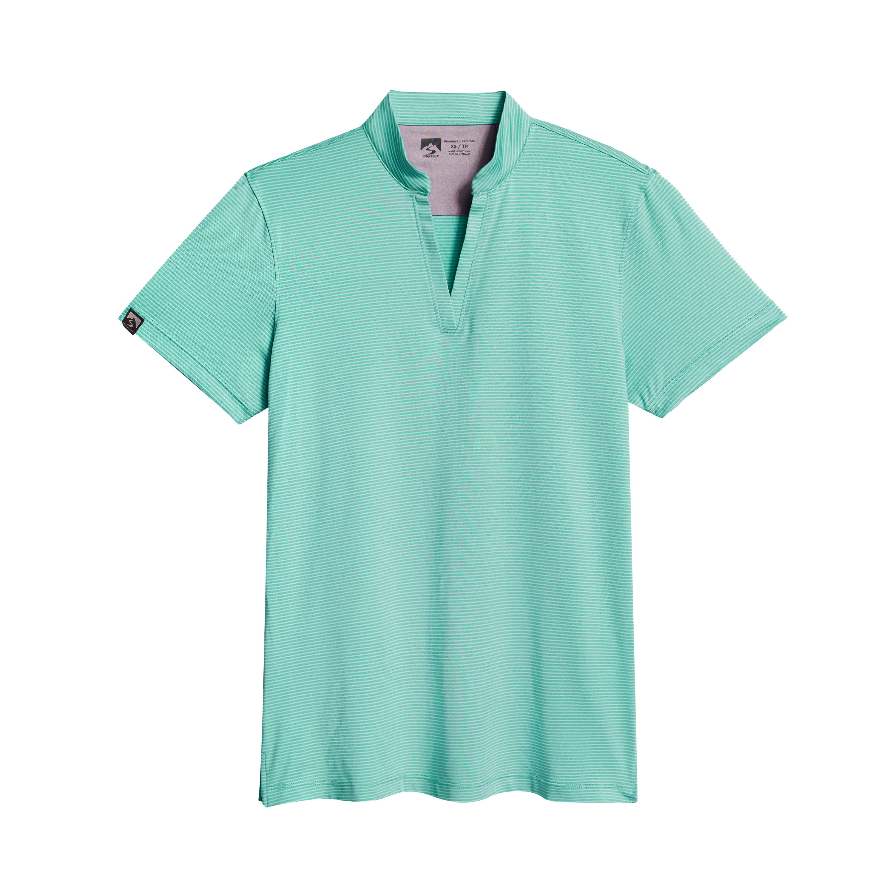 Women's Optimist II Microstripe Short Sleeve Polo – Storm Creek