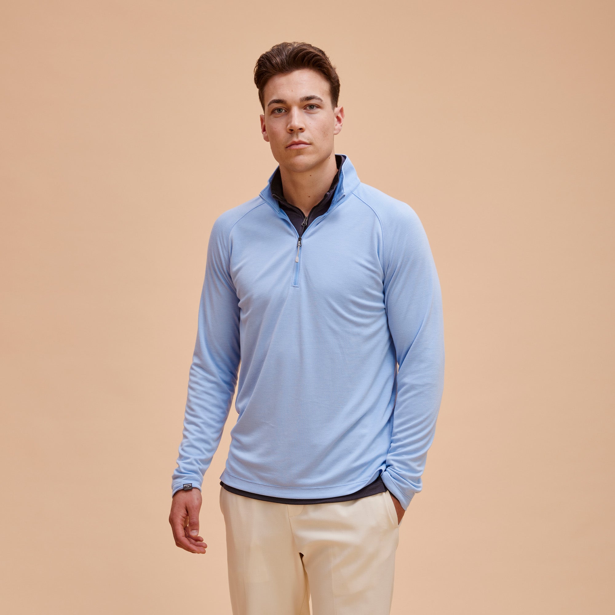 りりー② Men's Renewer II Poly/Lyocell Blend Quarter Zip – Storm Creek