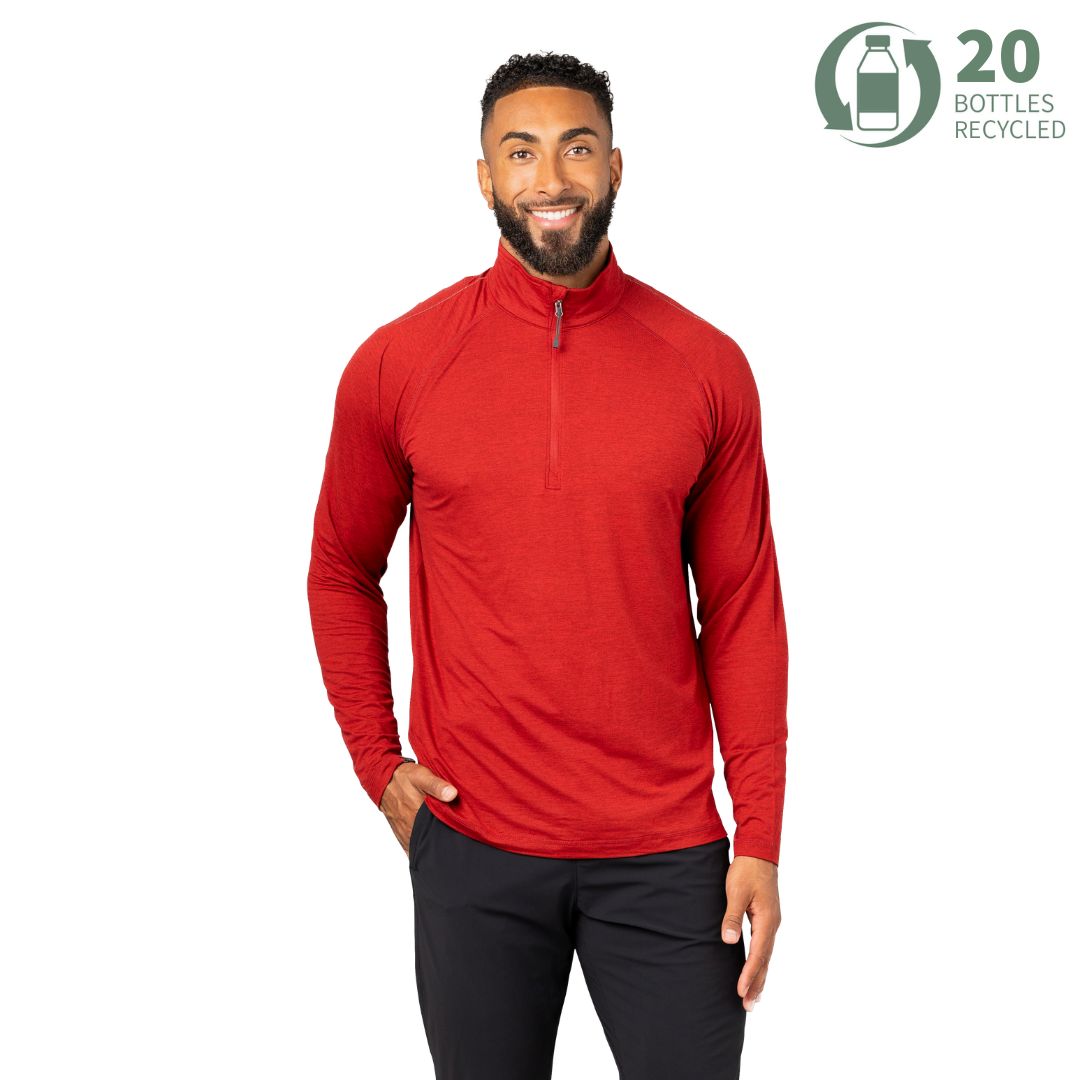 Men's Pacesetter Super Soft Lightweight Quarter Zip – Storm Creek