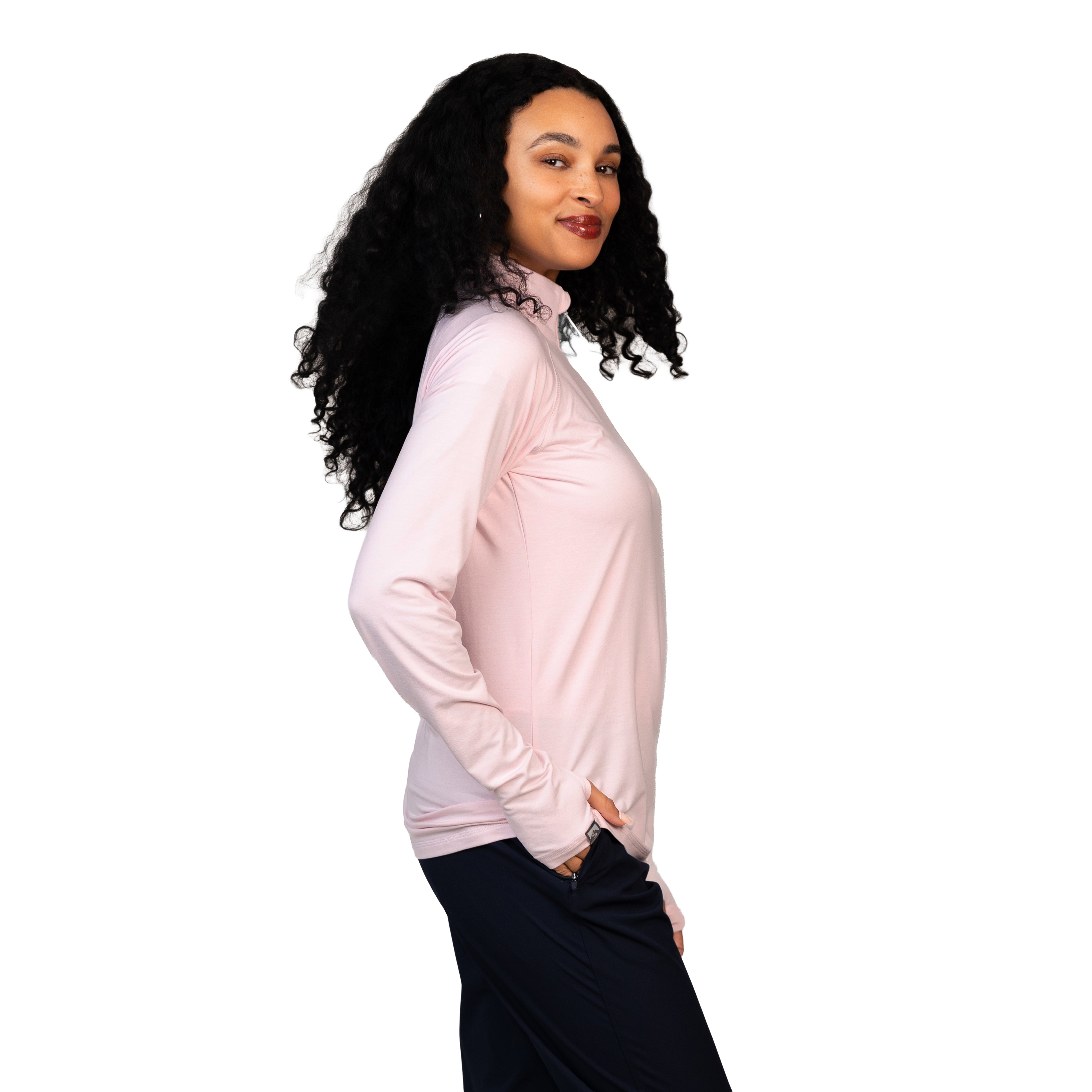 Women's Pacesetter Super Soft Lightweight Quarter Zip – Storm