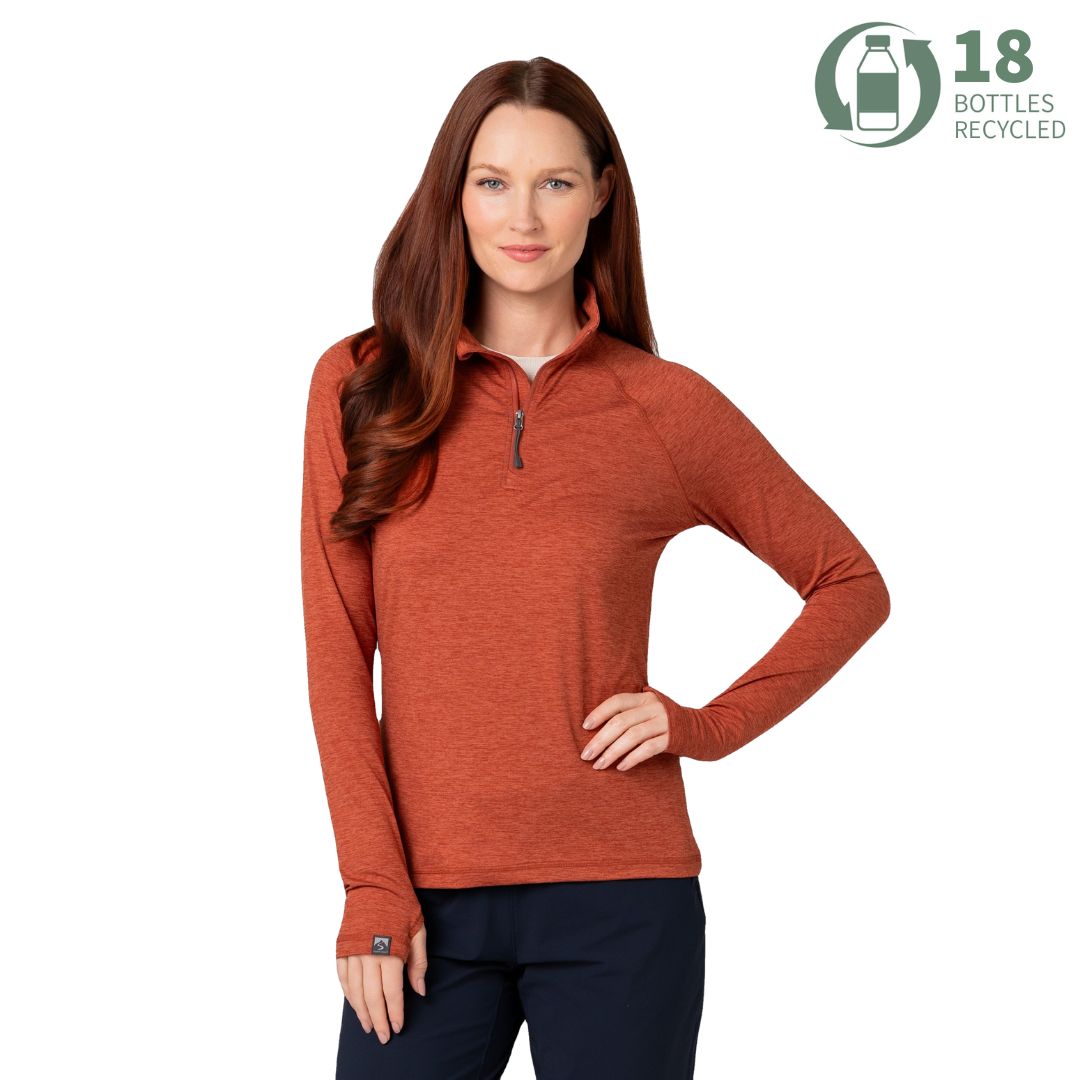 Women's Pacesetter Super Soft Lightweight Quarter Zip – Storm