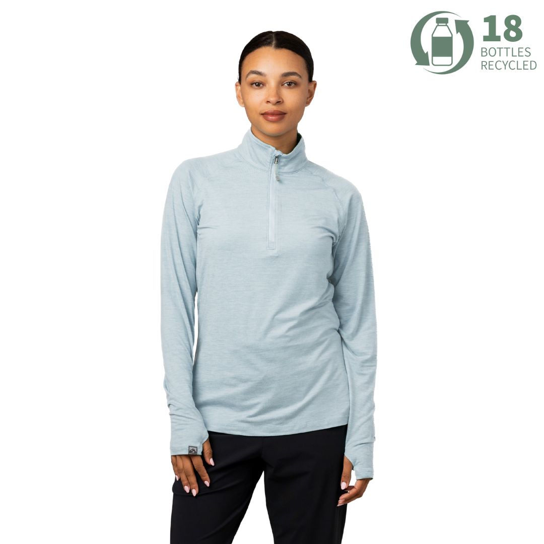 Women's Pacesetter Super Soft Lightweight Quarter Zip – Storm