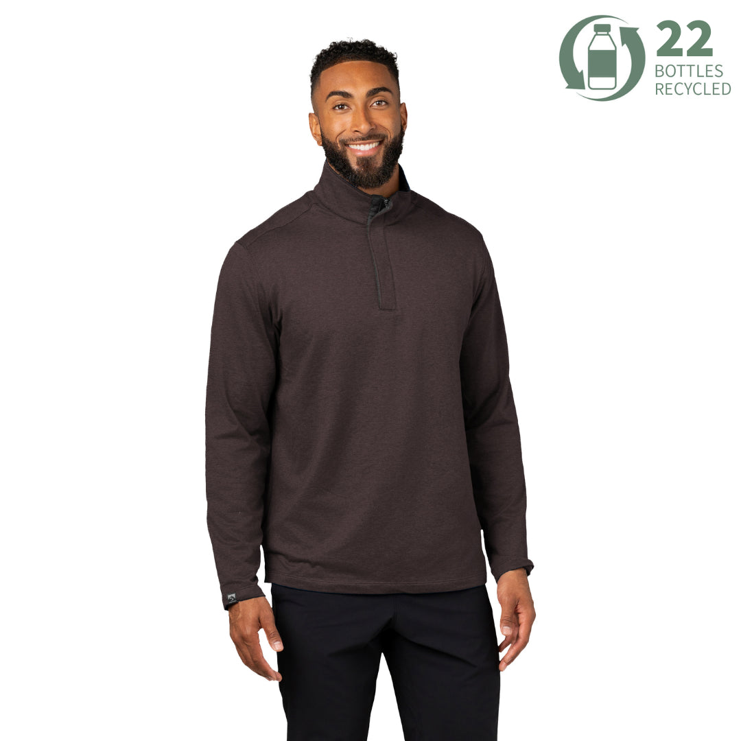 jjcostom トリガー　CREEK Men's Sidekick Midweight Stretch Quarter Zip Pullover – Storm Creek