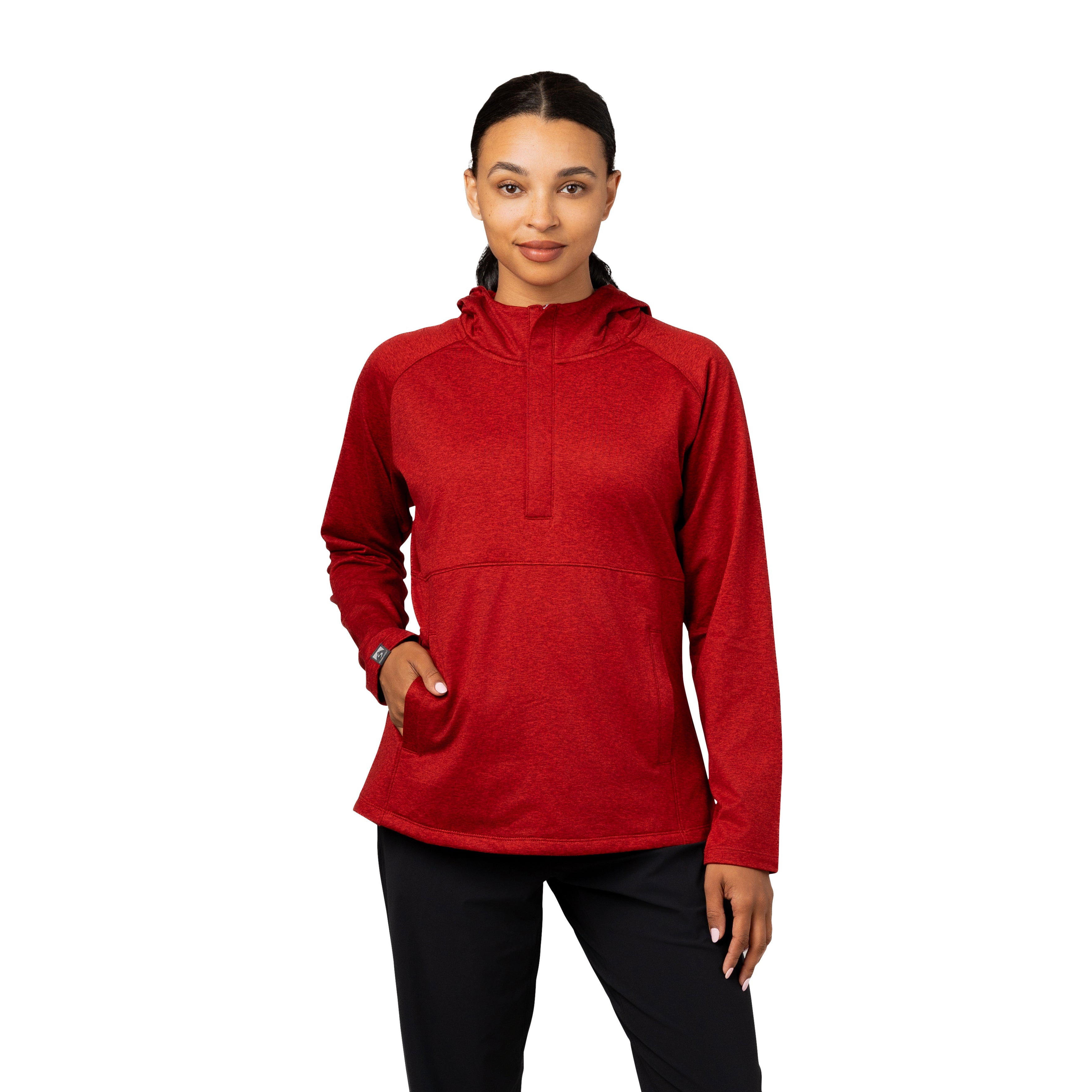 Women's Sidekick Super Soft Midweight Hooded Quarter Zip - SALE