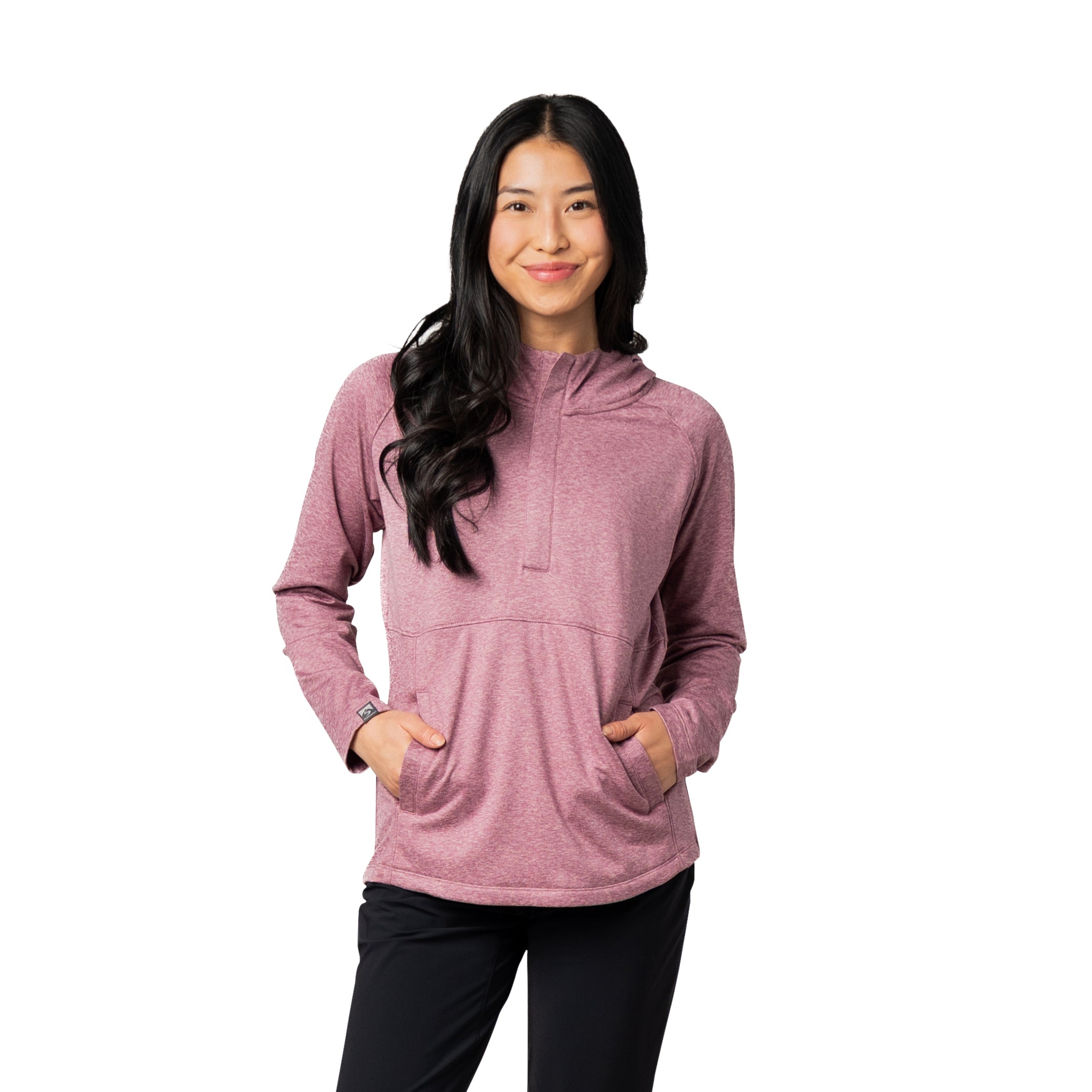 Women's Sidekick Super Soft Midweight Hooded Quarter Zip - SALE