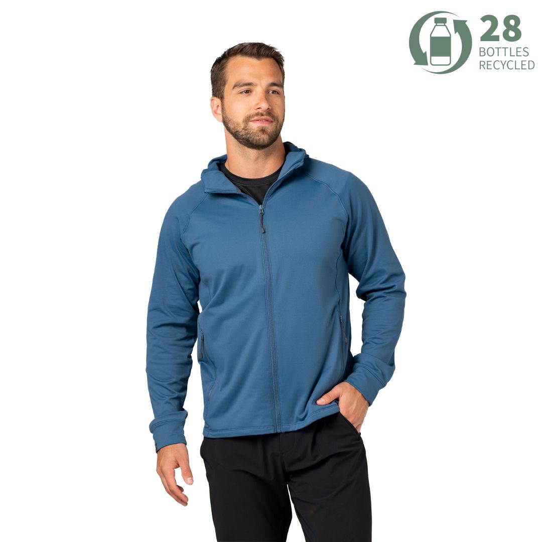 Men's Weekender Performance Fleece Full Zip Hoodie – Storm Creek