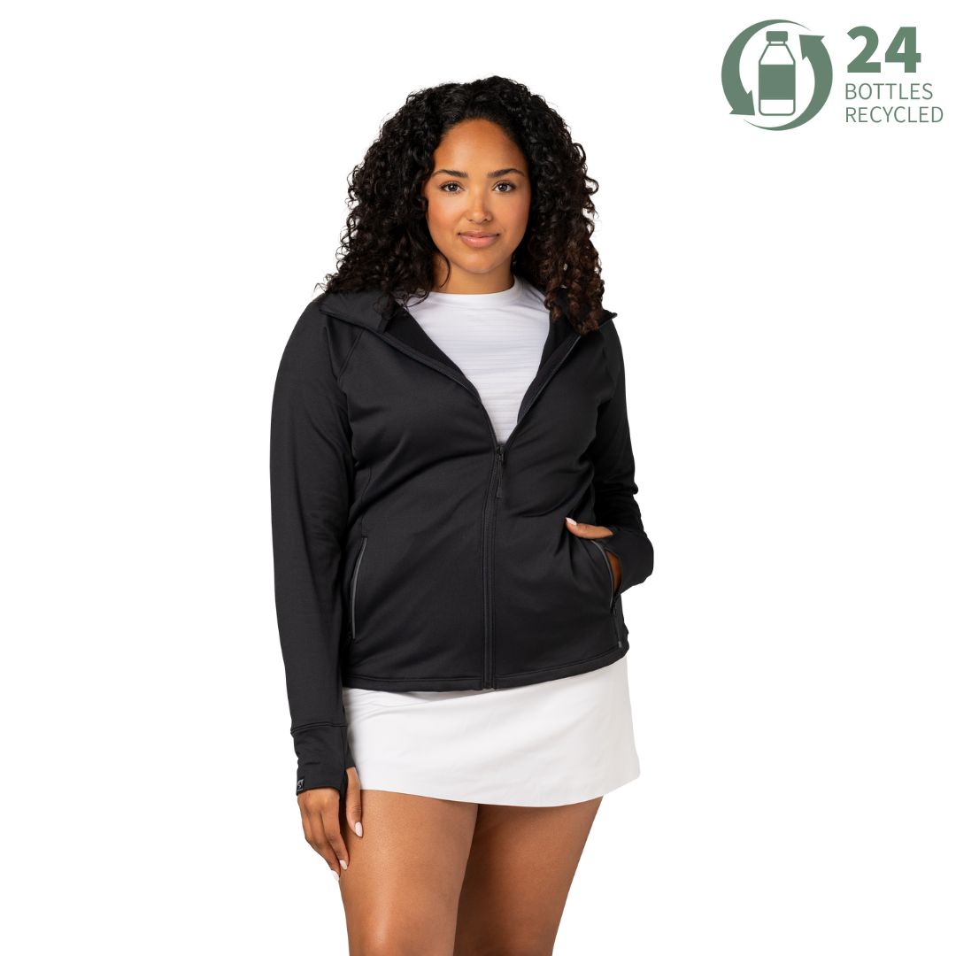 Women's Weekender Performance Fleece Full Zip Hoodie – Storm Creek