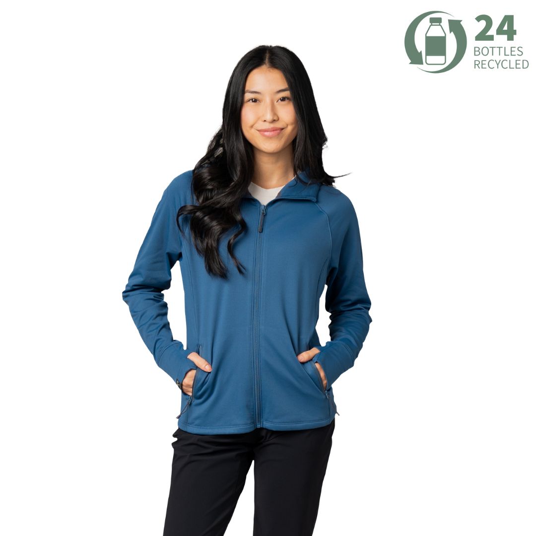 Women's Weekender Performance Fleece Full Zip Hoodie – Storm Creek