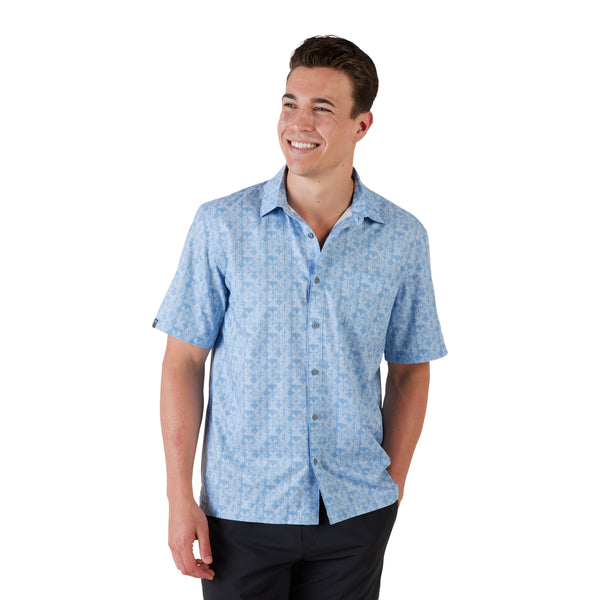 Men's Enthusiast 4-Way Stretch Printed Short Sleeve Outdoor Shirt - SALE