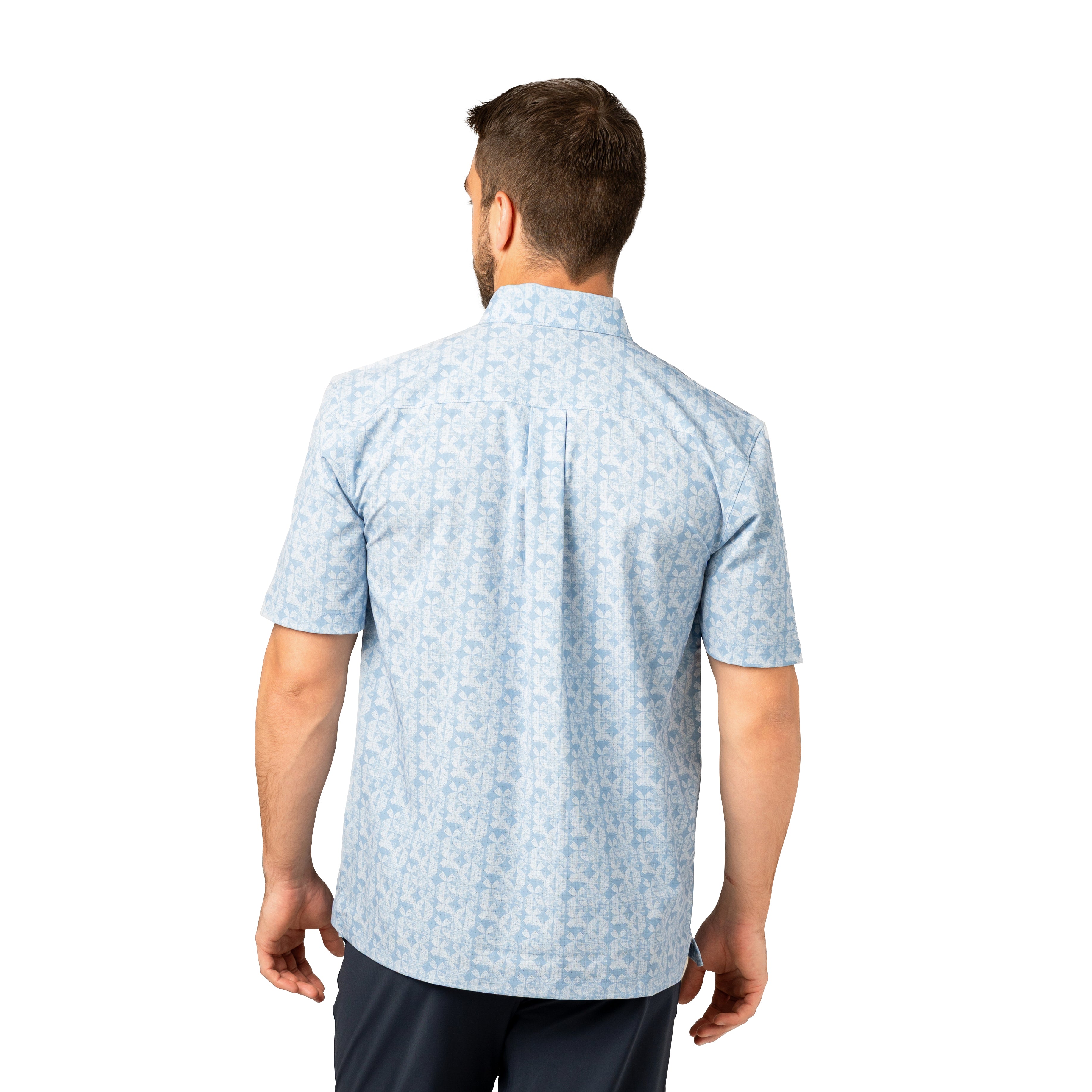 Men's Enthusiast 4-Way Stretch Printed Short Sleeve Outdoor Shirt