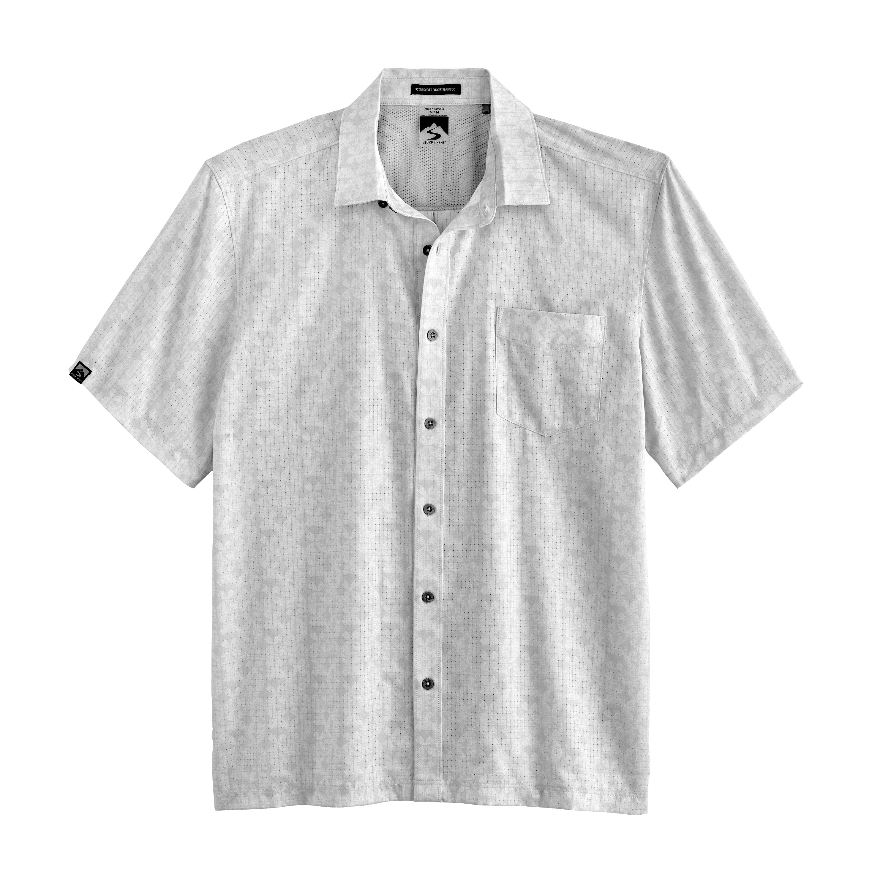 Men's Enthusiast 4-Way Stretch Printed Short Sleeve Outdoor Shirt
