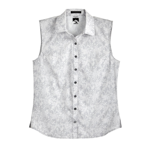 Women's Enthusiast 4-Way Stretch Printed Sleeveless Outdoor Shirt - SALE