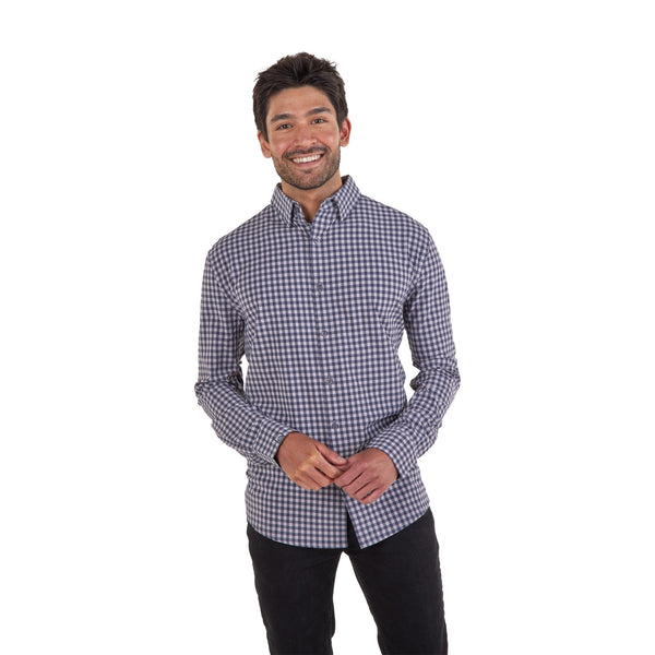 Men's Influencer 4-Way Stretch Gingham Woven Shirt - SALE
