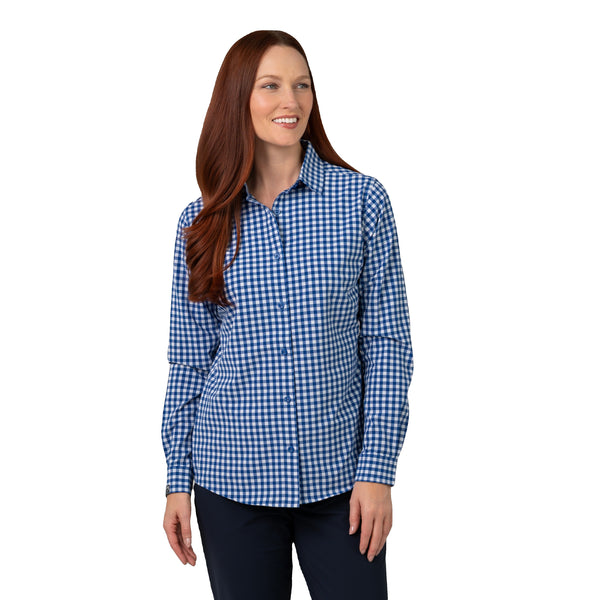 Women's Influencer 4-Way Stretch Gingham Woven Shirt - SALE