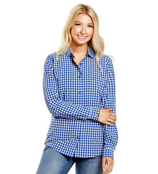 Women's Influencer 4-Way Stretch Gingham Woven Shirt - SALE