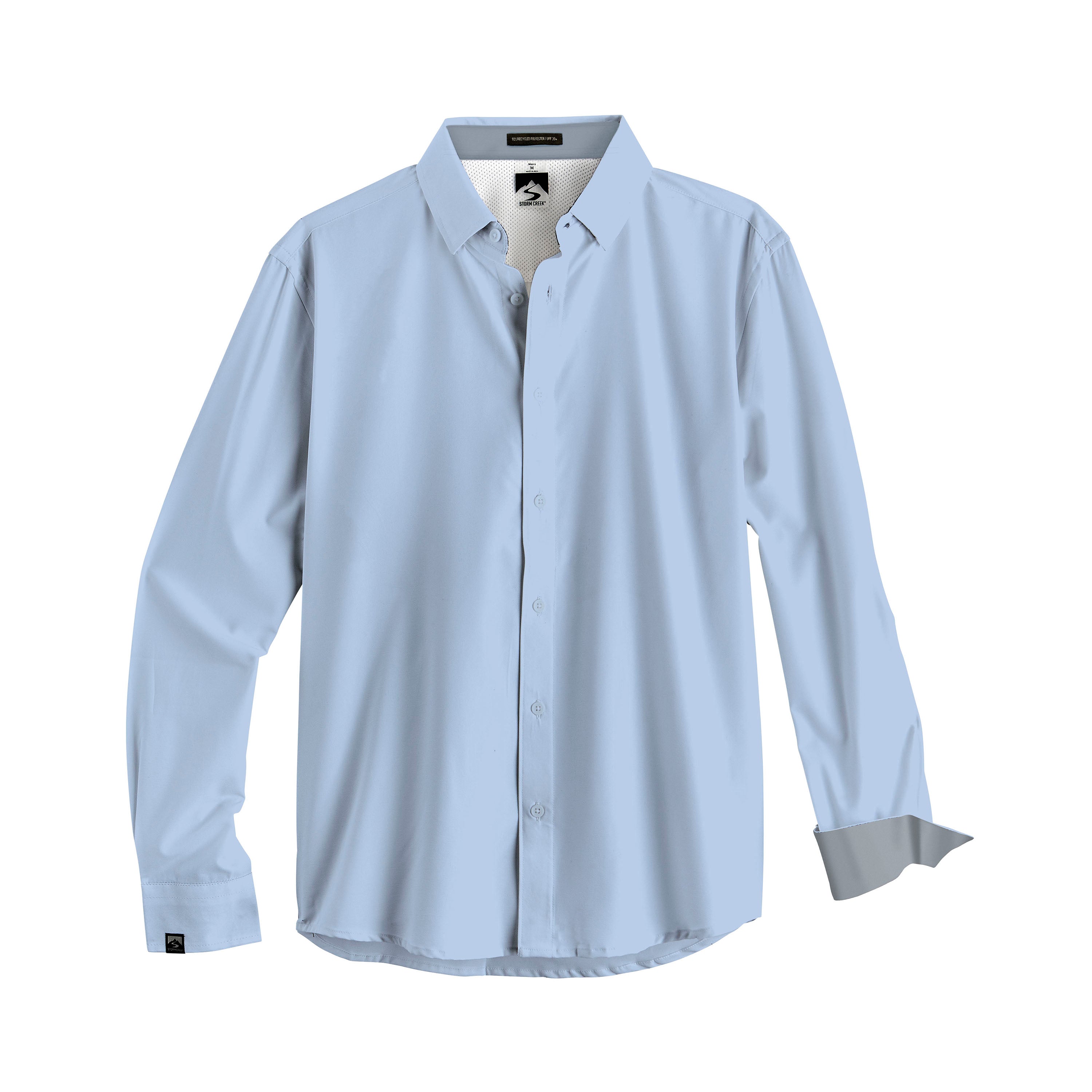 Men's Influencer 4-Way Stretch Solid Woven Shirt – Storm Creek